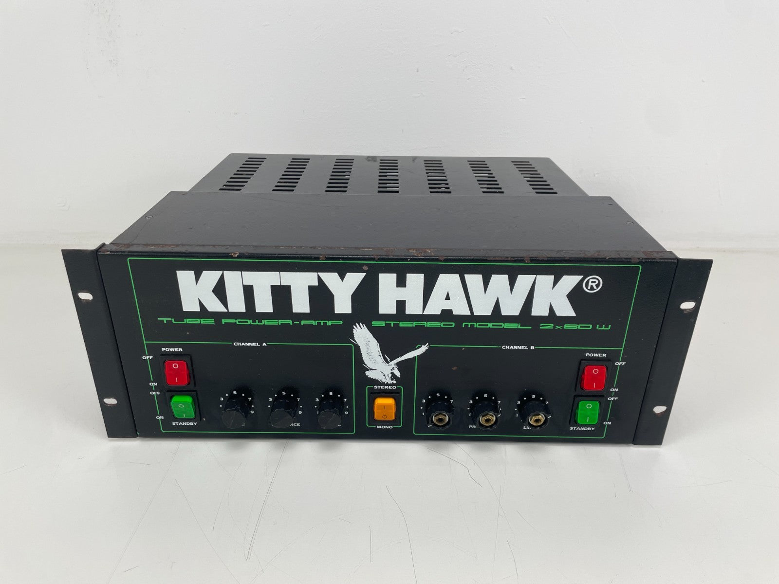 KItty Hawk Kitty Hawk Tube Power Amp Stereo Model 2×60 W - Serviced and new tube