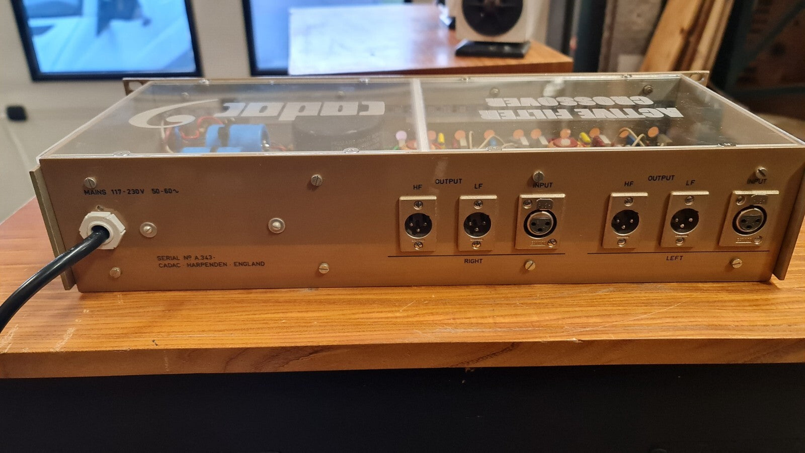 Cadac Custom Mastering Speakers set - With Amplifiers, and Crossover - Serviced
