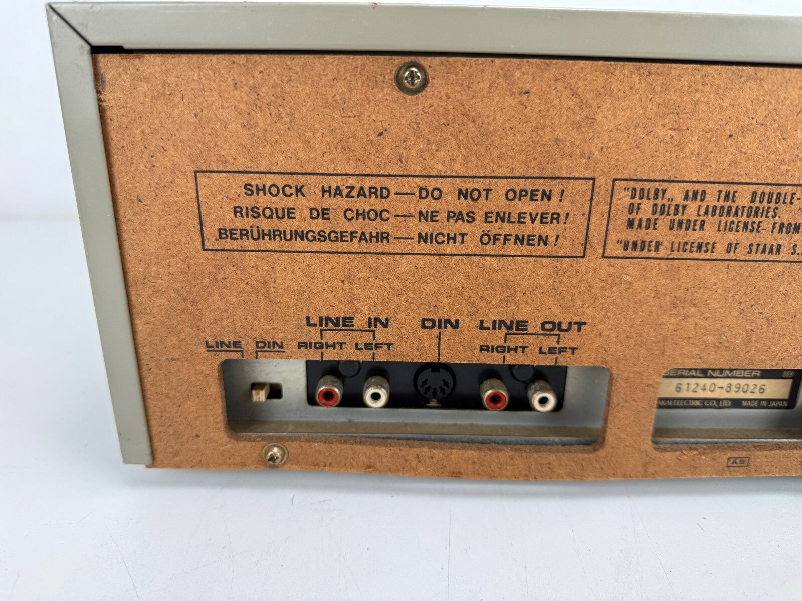 Akai Model CS - M3 Stereo Cassette Deck