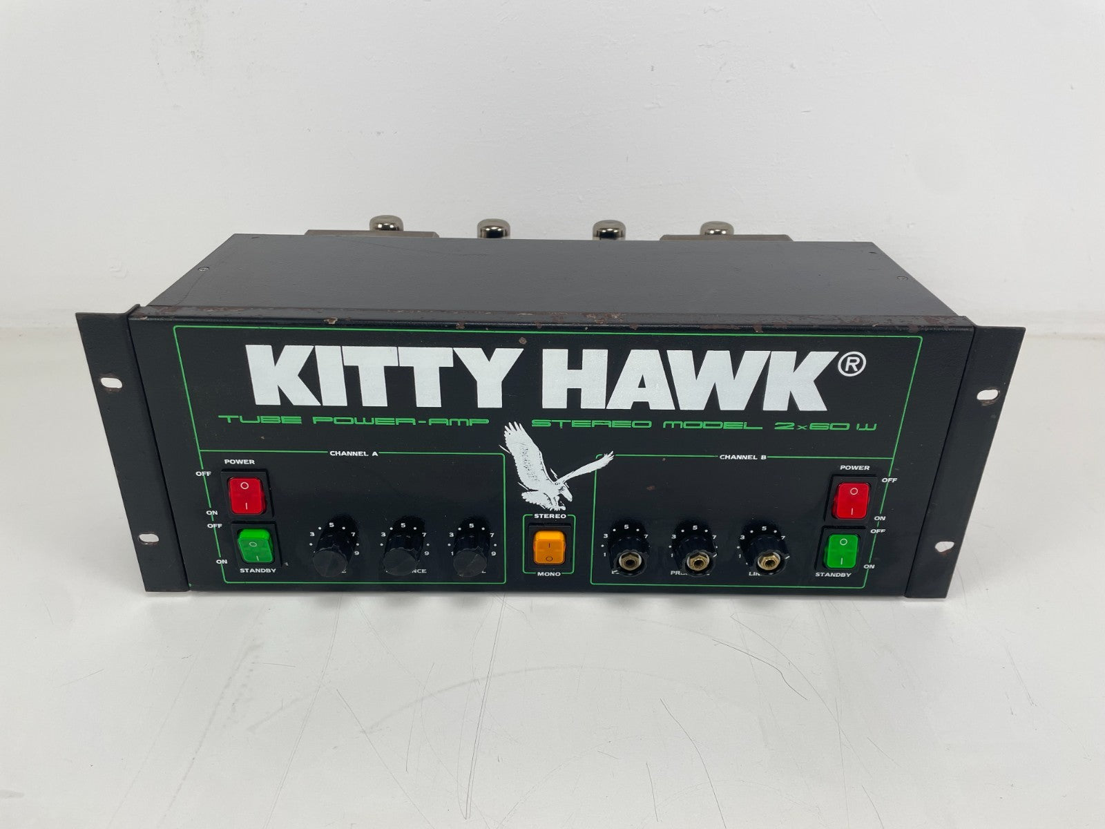KItty Hawk Kitty Hawk Tube Power Amp Stereo Model 2×60 W - Serviced and new tube
