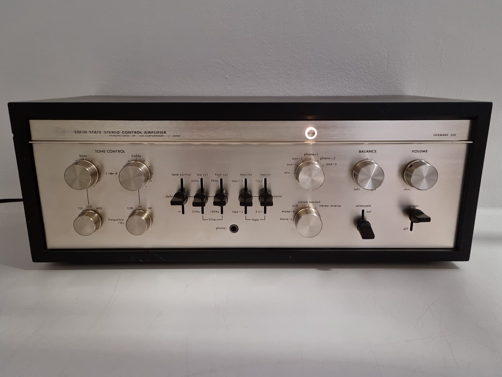Luxman CL 350 Stereo Control Amplifier - Fully recapped with nichicons - Service