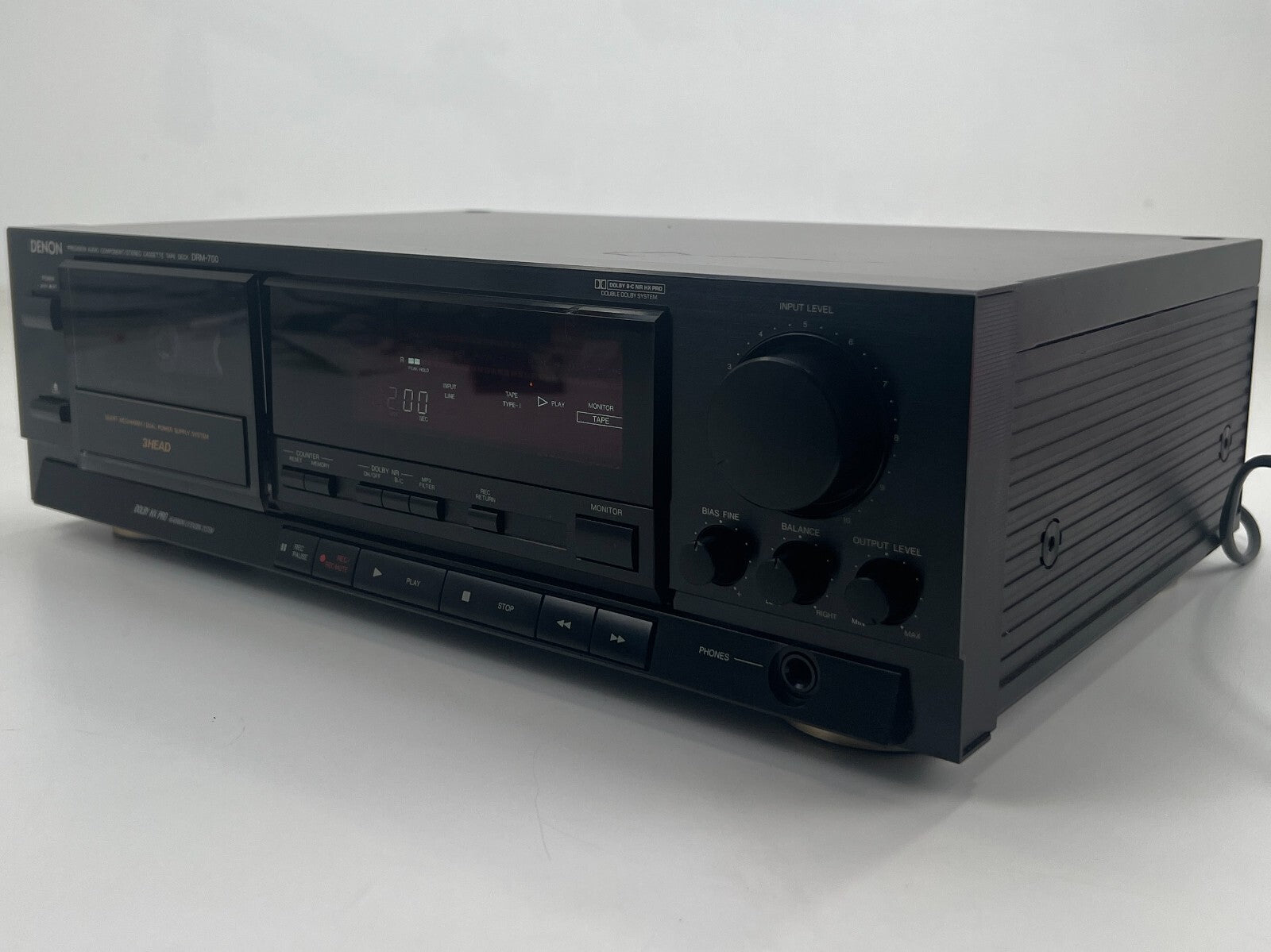Denon DRM-700 - Cassettedeck met 3 koppen