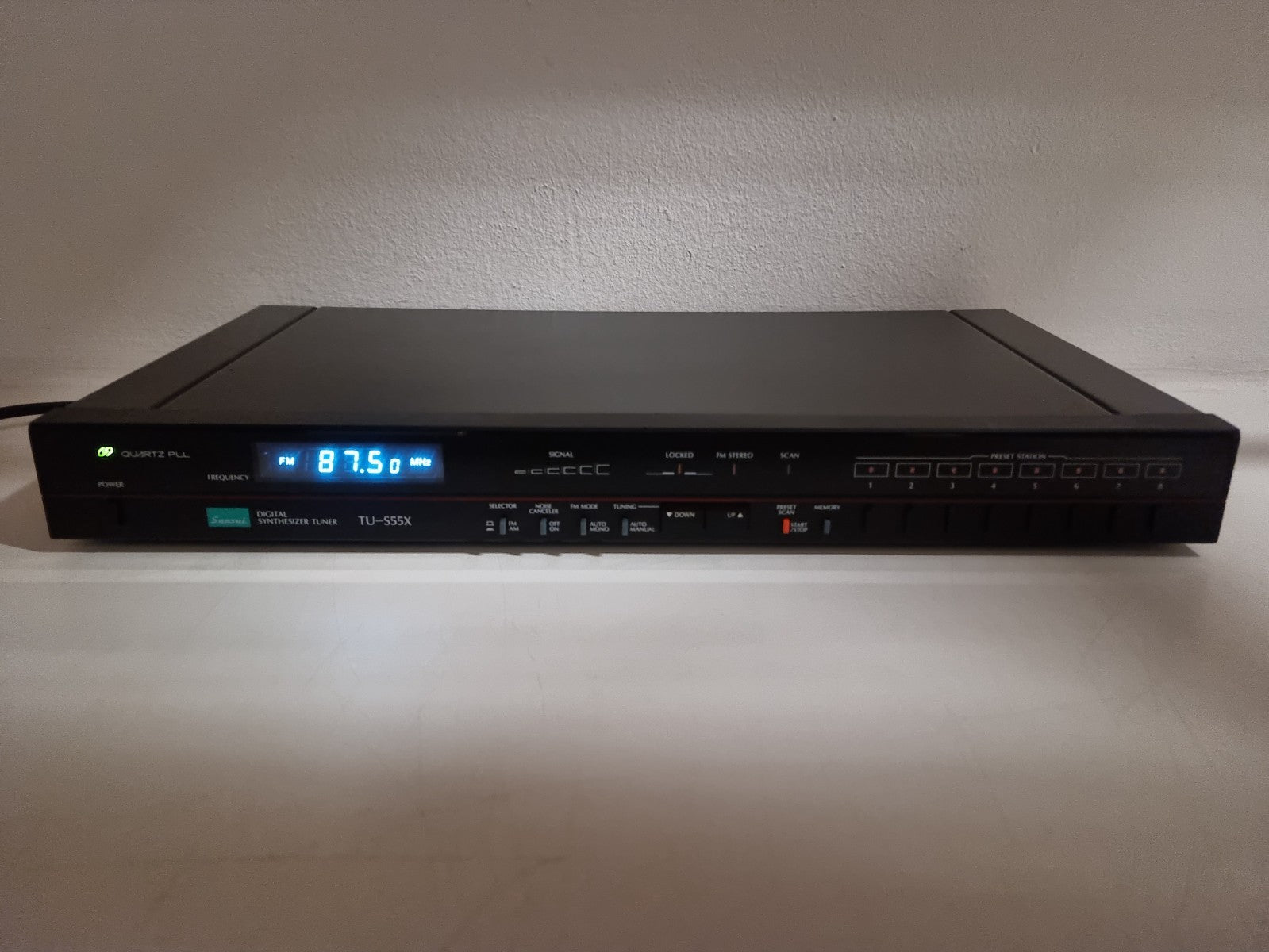 Sansui TU-S55X Quartz PLL digitale synthesizer stereo tuner