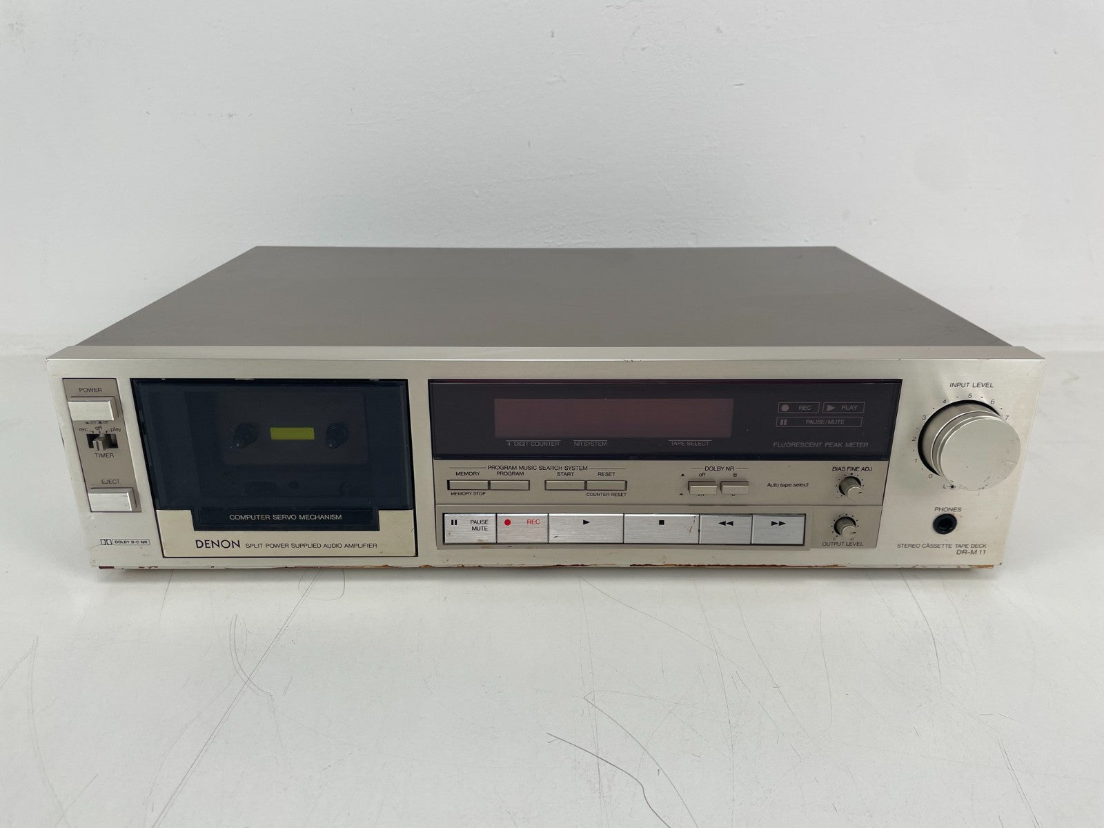 Denon DR-M11 Cassettedeck – Gesplitste audioversterker