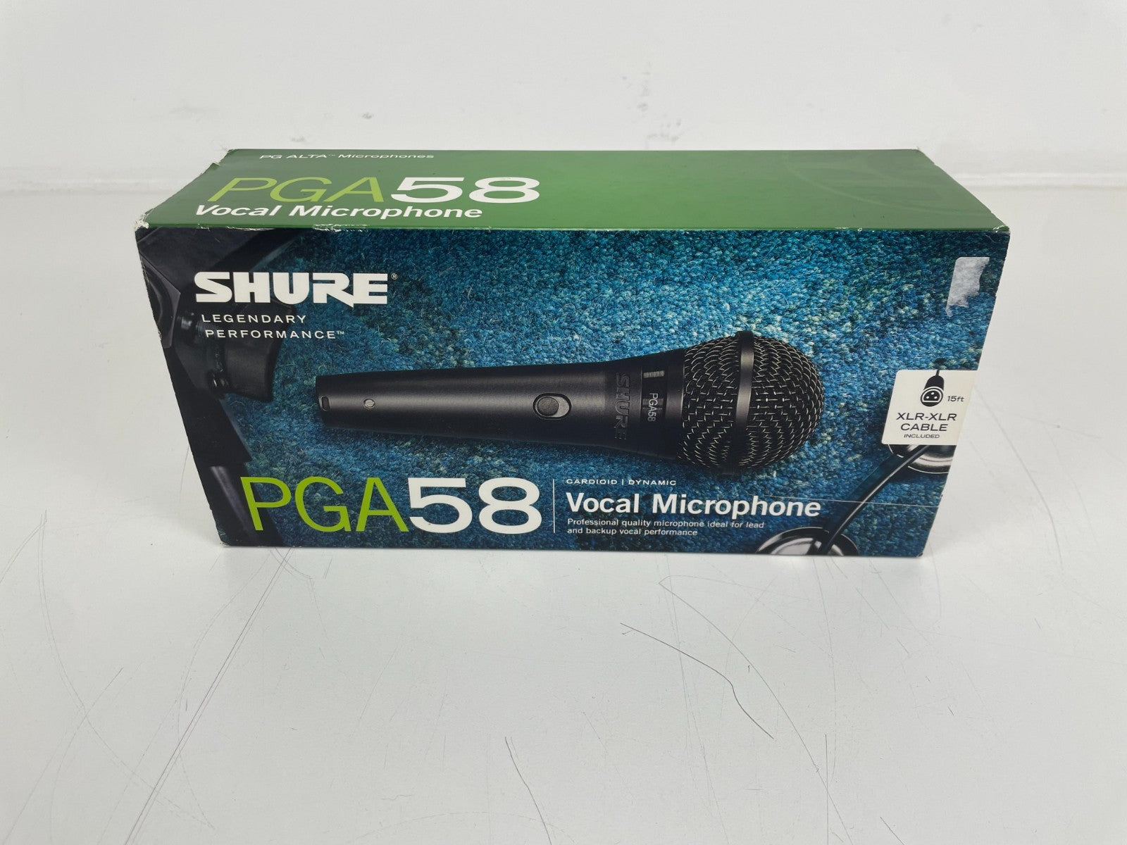 Shure PGA58 Dynamic Vocal Microphone – New Old Stock (NOS)