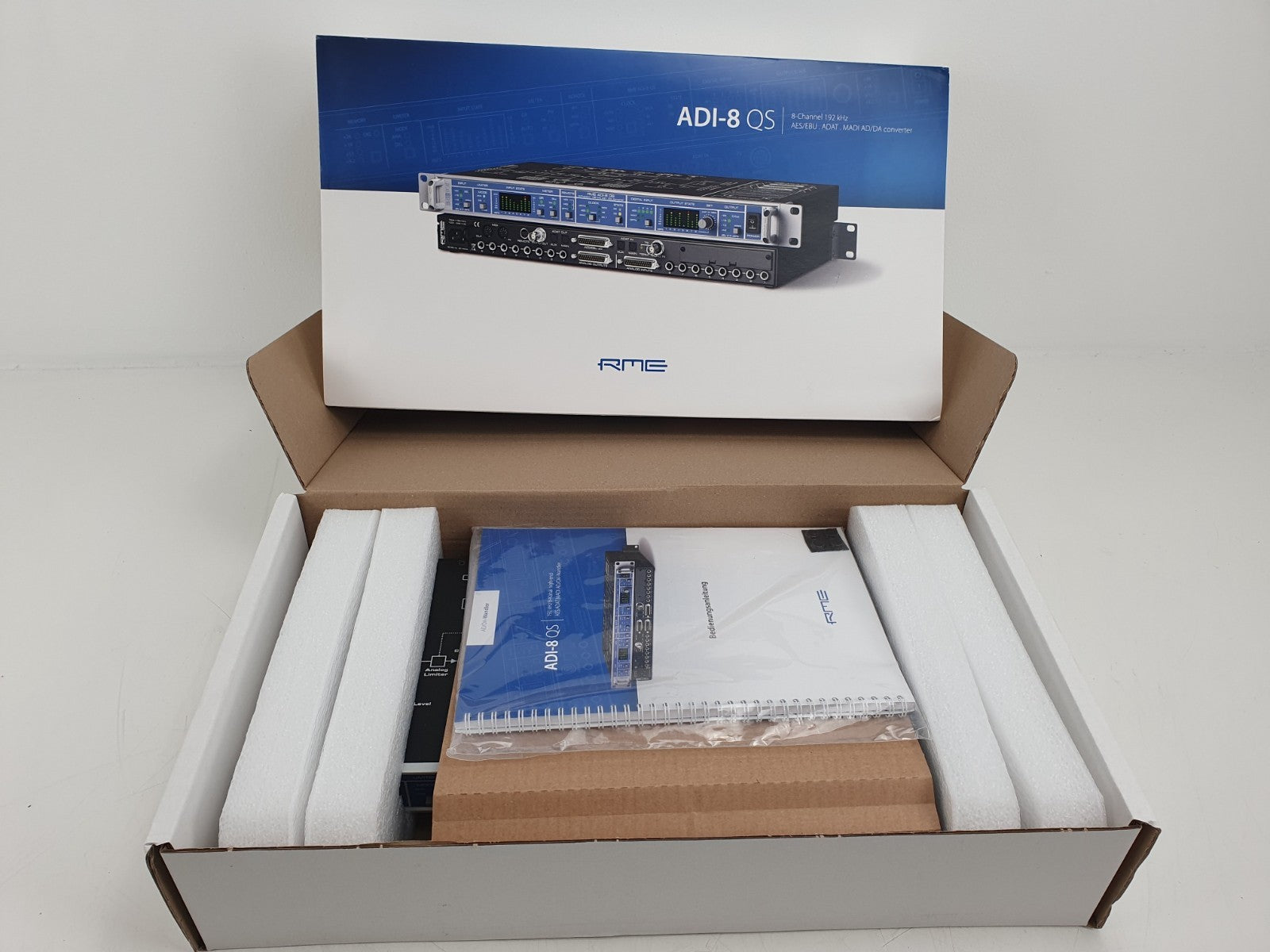 RME ADI-8 QS audio interface In box with sleeve. Looks new