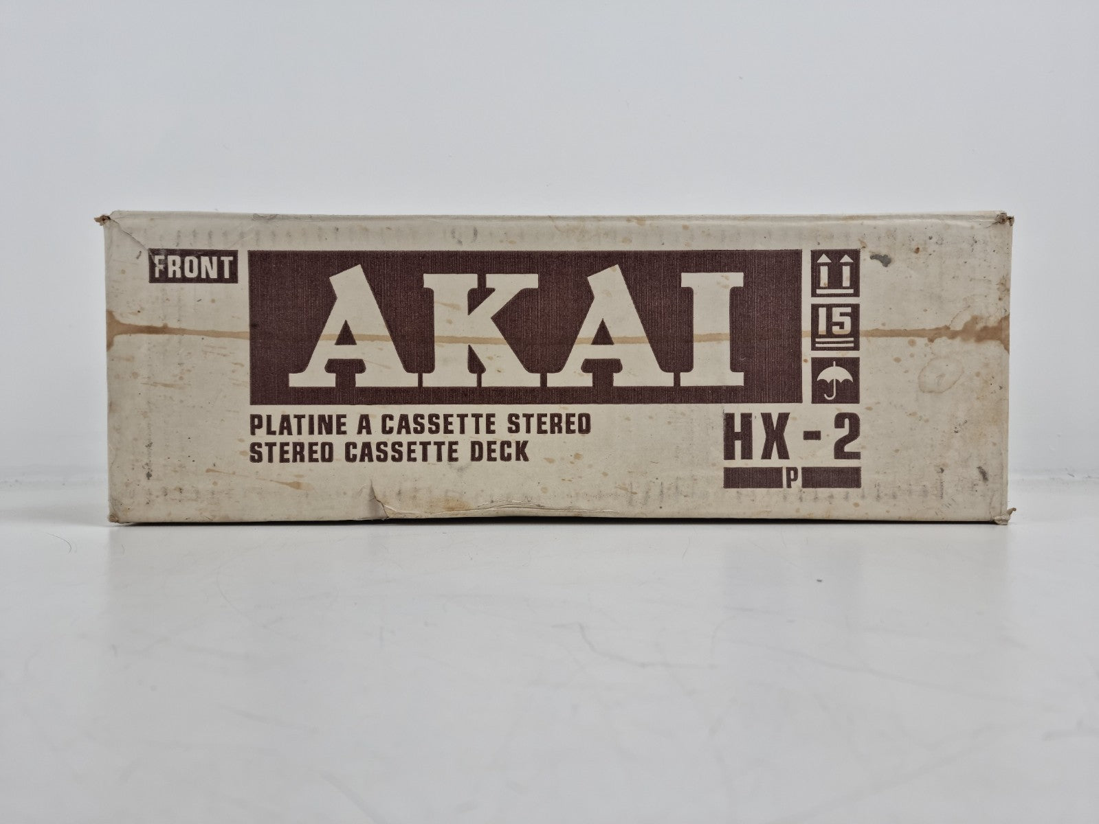 Akai HX -2 Stereo Cassette Deck - New Belts - In the original box