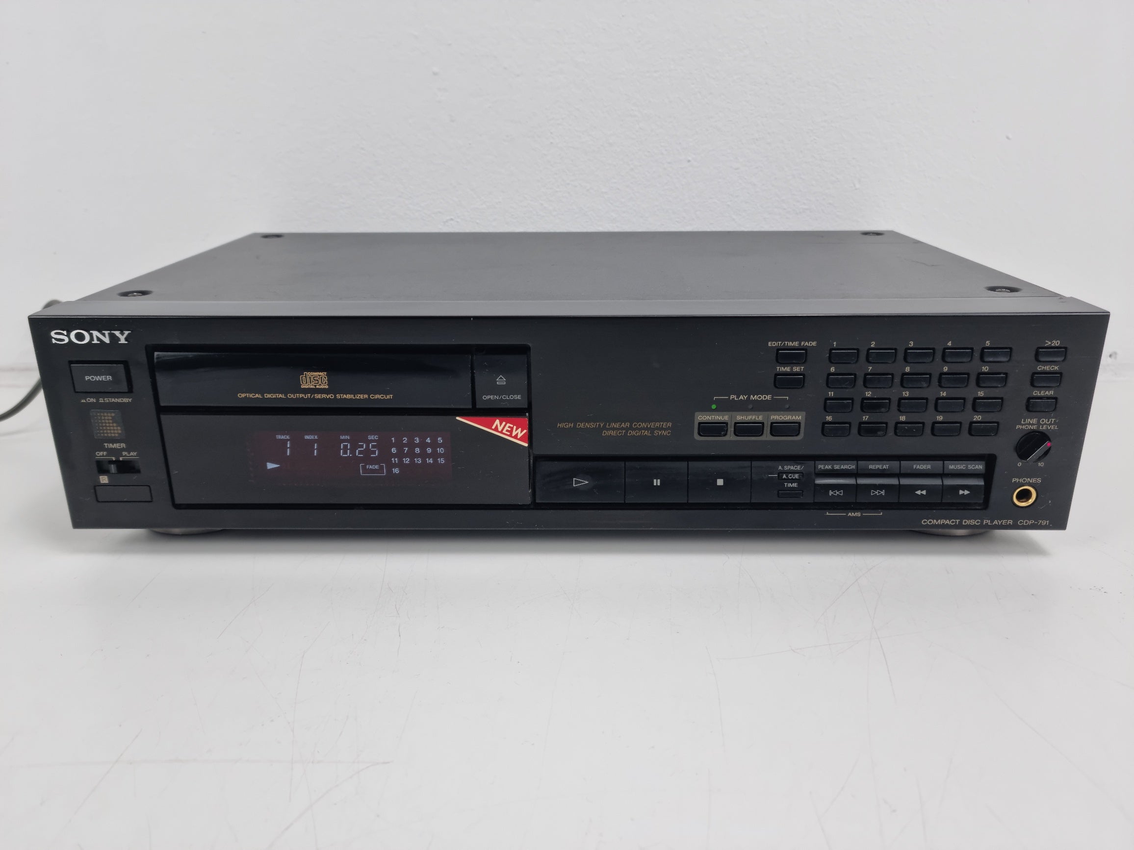 Sony - CDP 791 - Stereo compact disc-speler - In prachtige staat