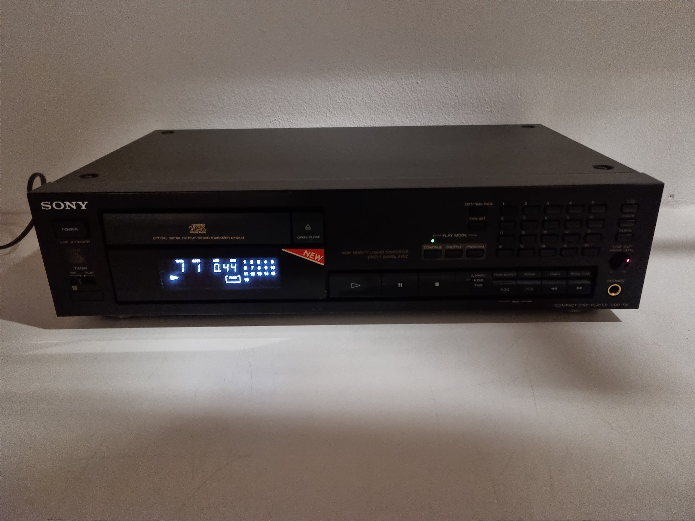 Sony - CDP 791 - Stereo compact disc-speler - In prachtige staat