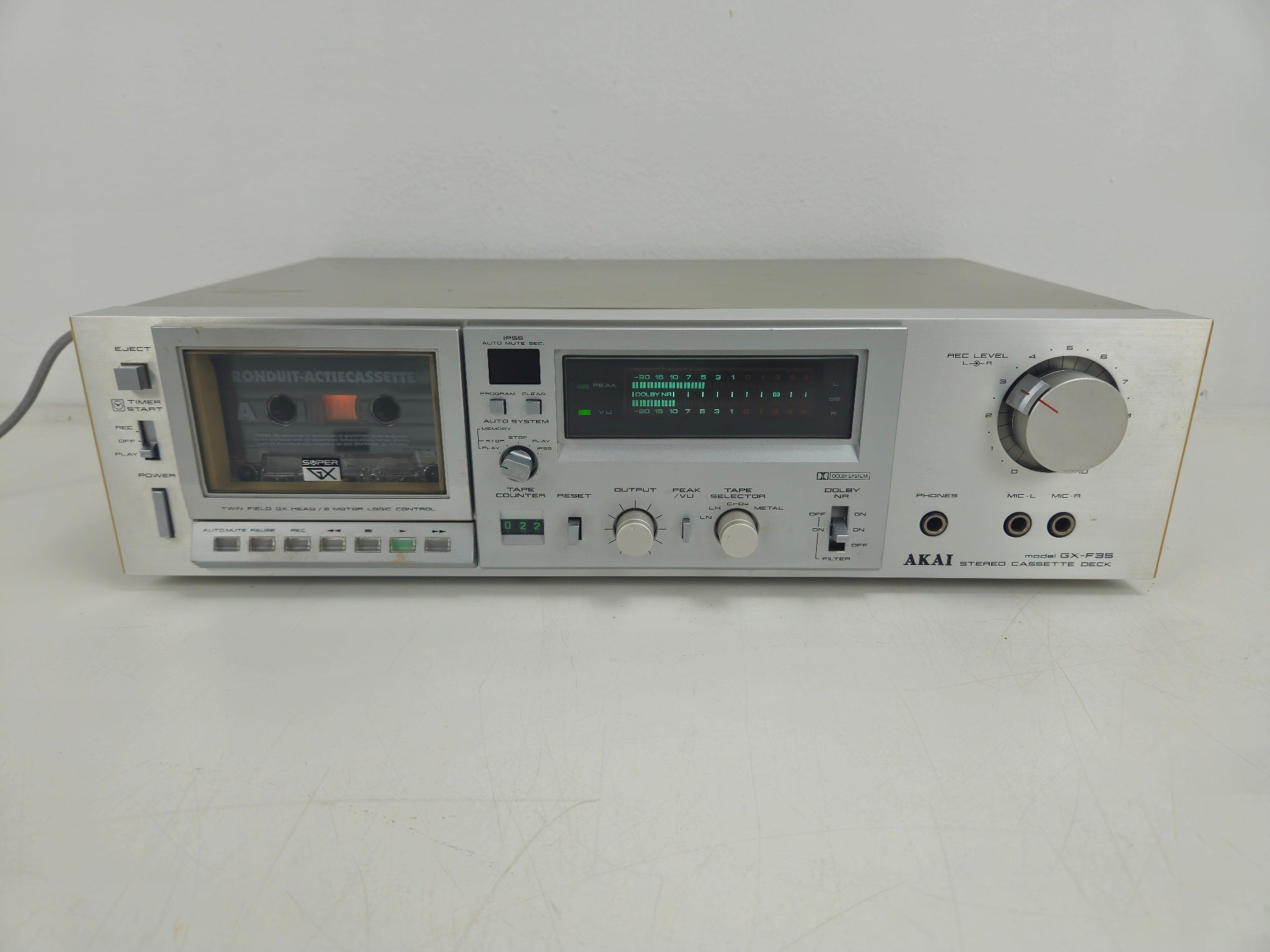 Akai - GX-F35 - Stereo Cassette Deck