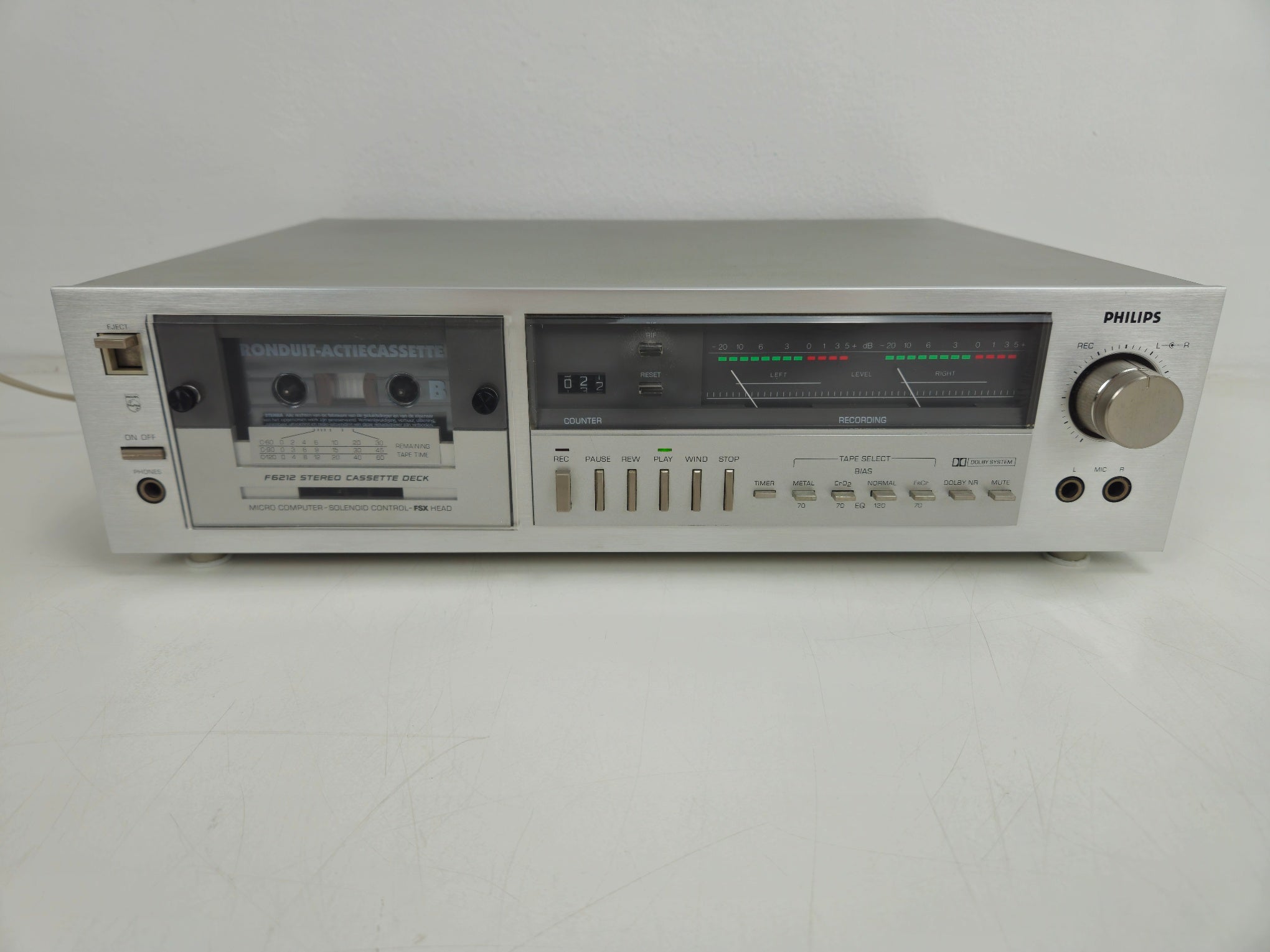Philips - F6212 - Stereo Cassette Deck