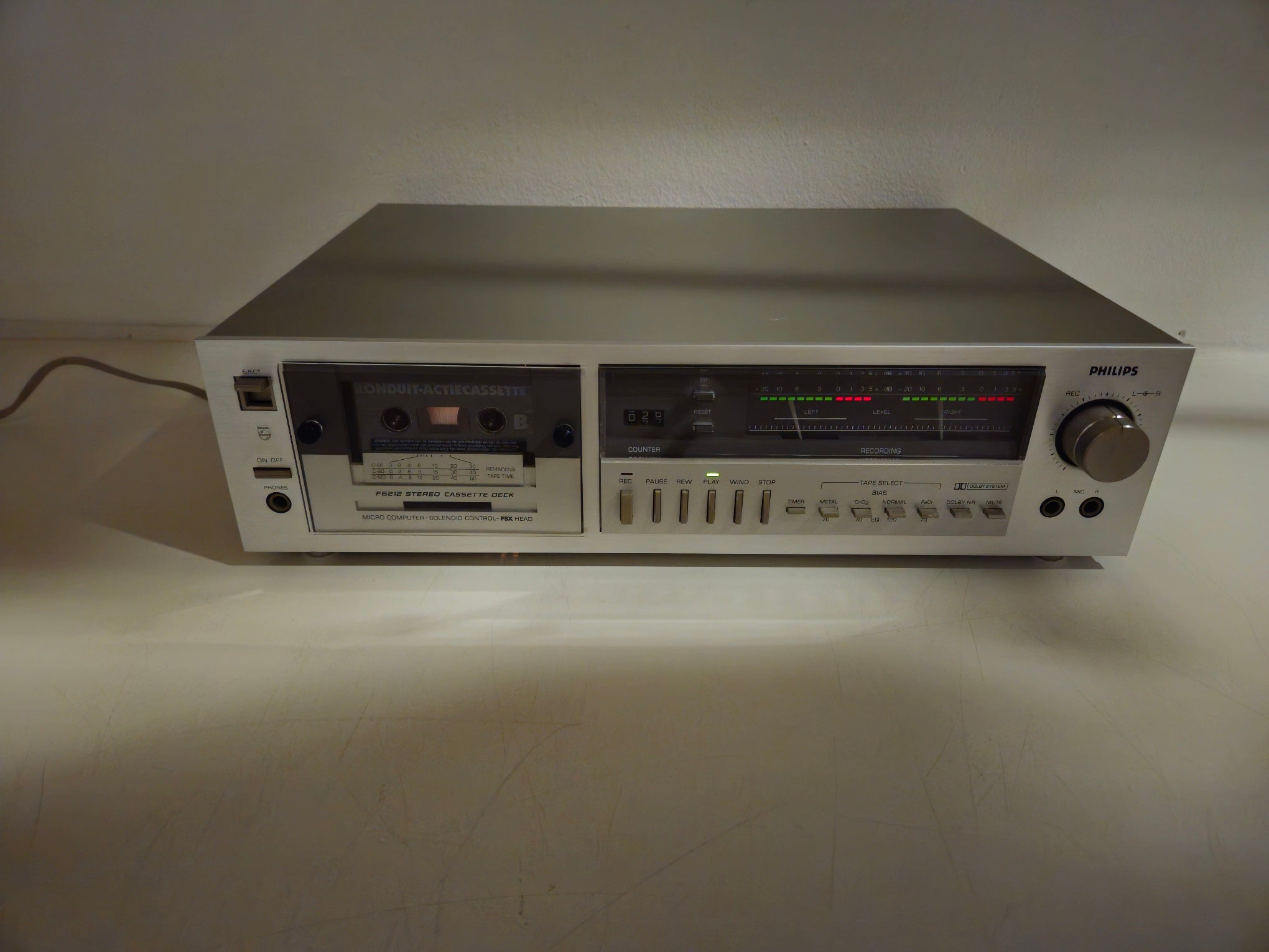 Philips - F6212 - Stereo Cassette Deck