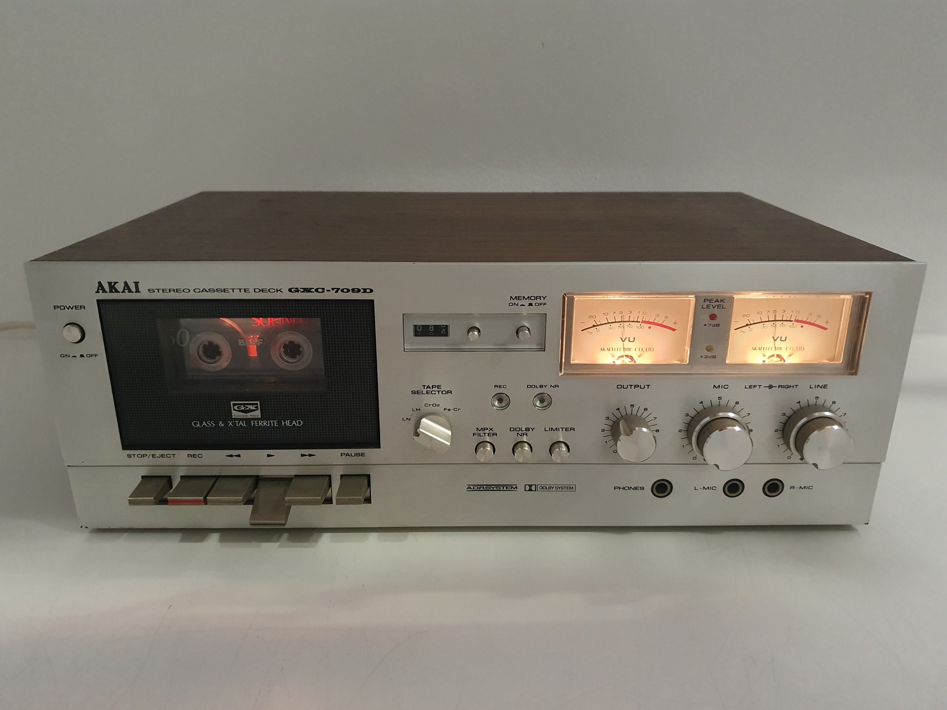 Akai GXC-709D - Stereo Cassette Deck - Serviced