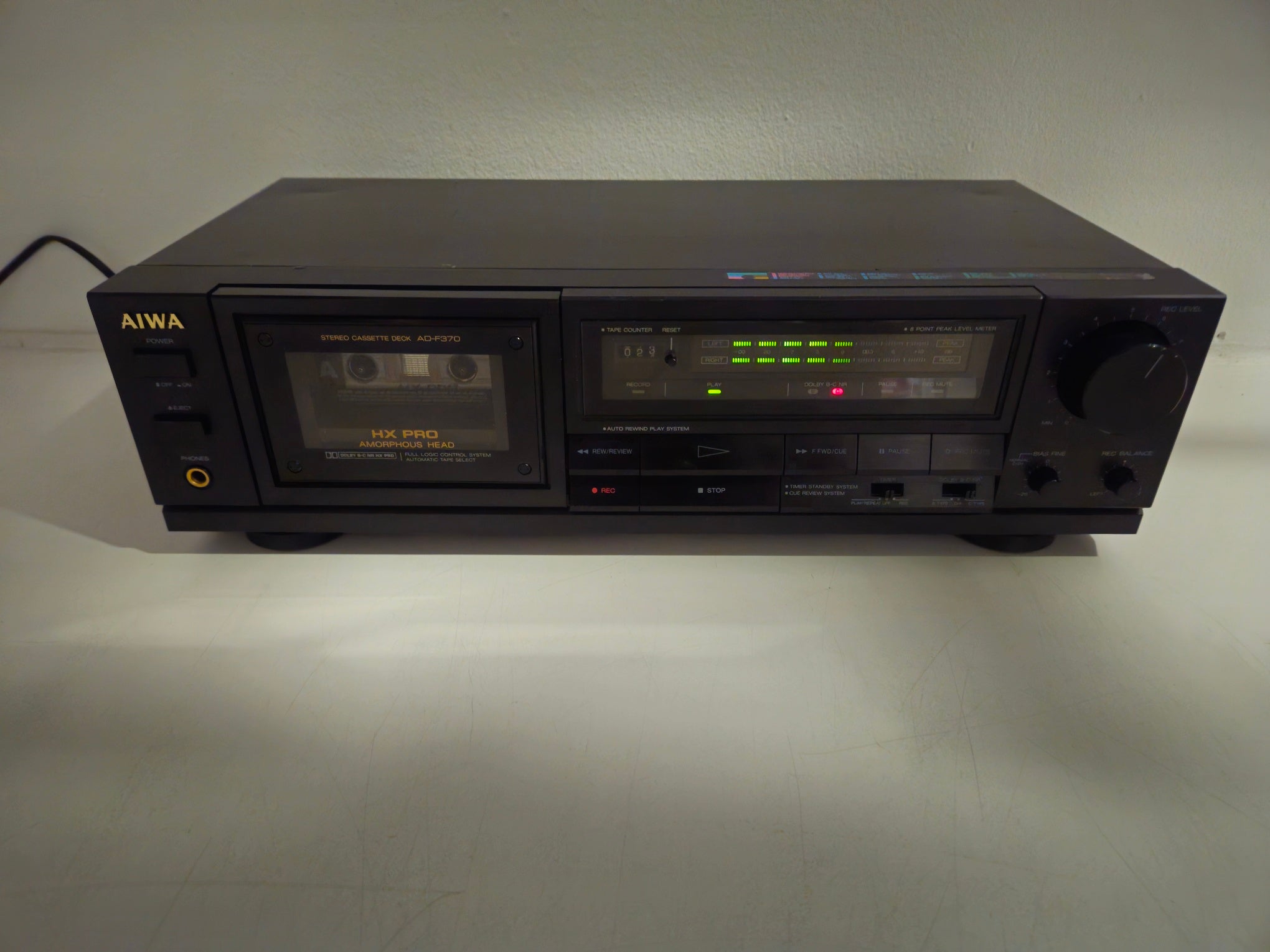 Aiwa - AD-F370 - Stereo Cassette Deck - New Belts