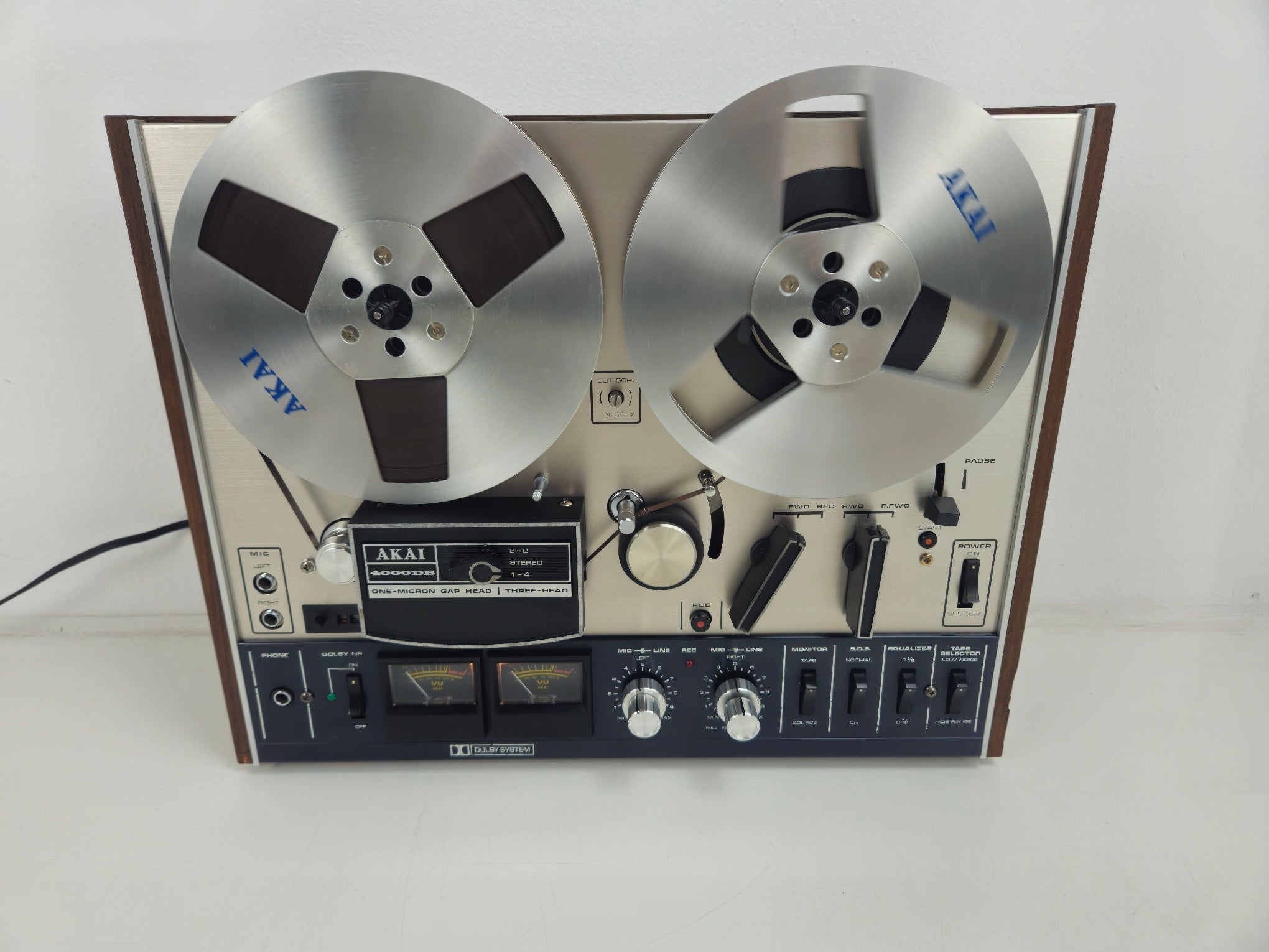 Akai - 4000DB - Stereo Reel to Reel Tape Recorder - Serviced (transistors)