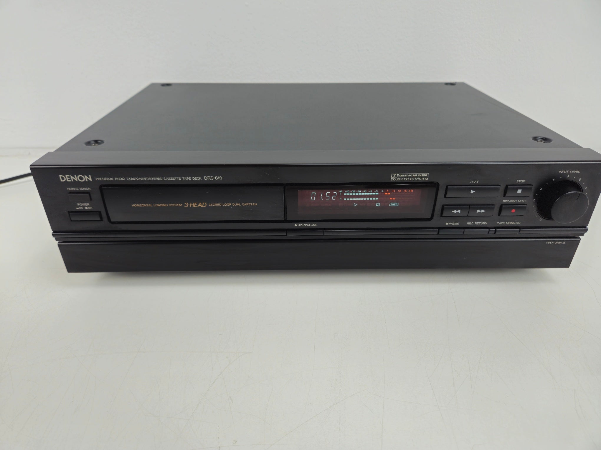 Denon - DRS-810 - Stereo 3 Head Cassette Deck - Horizontal Loading