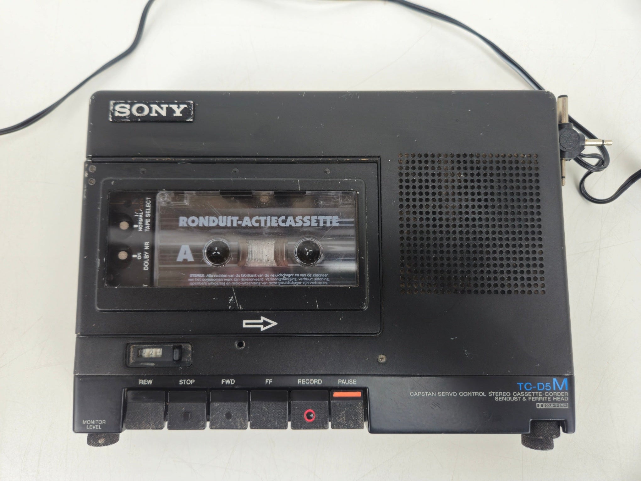Sony - TC-D5M - Portable Stereo (Pro-audio) Tape Recorder - Serviced (New Belts)