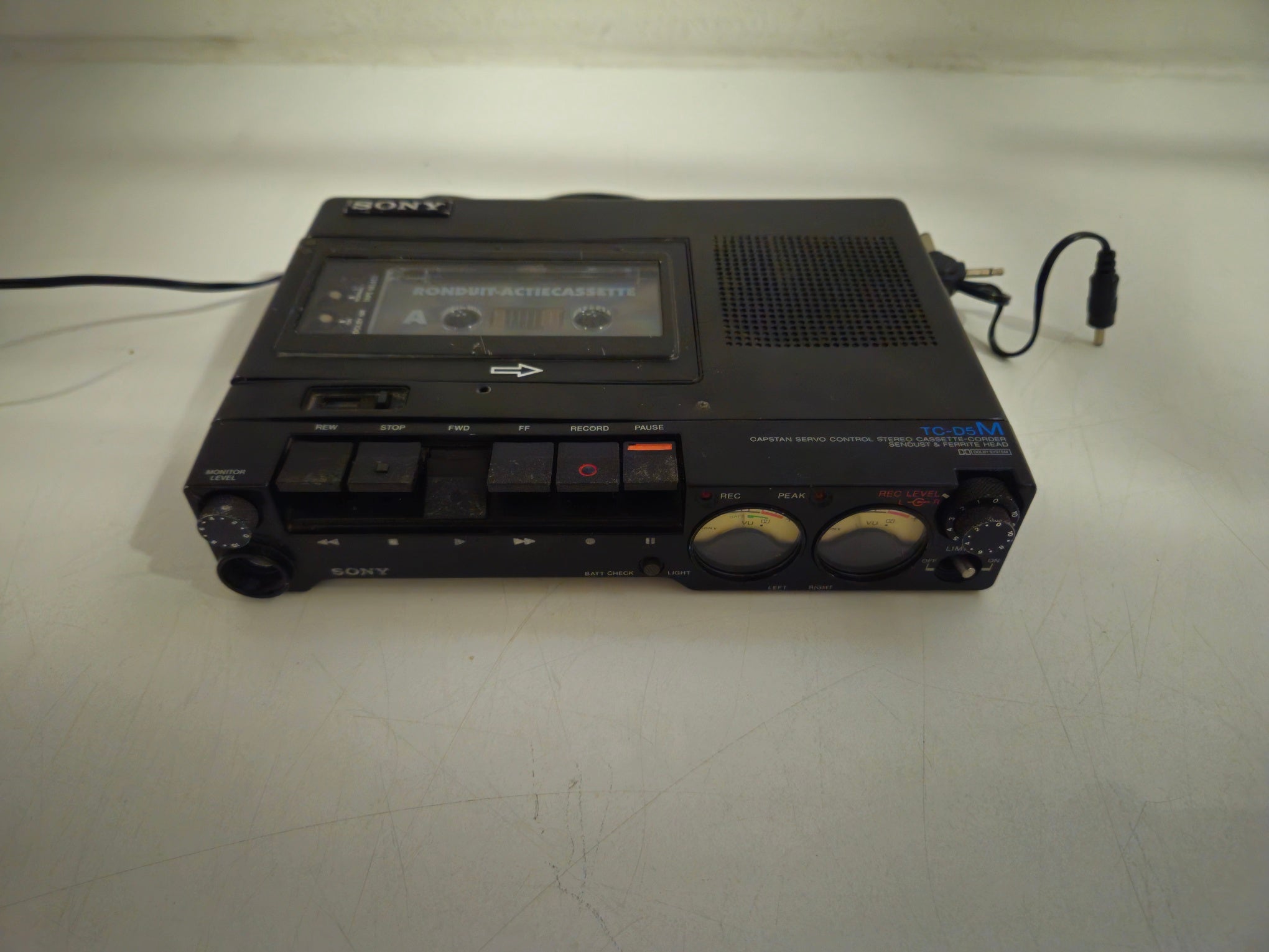 Sony - TC-D5M - Portable Stereo (Pro-audio) Tape Recorder - Serviced (New Belts)