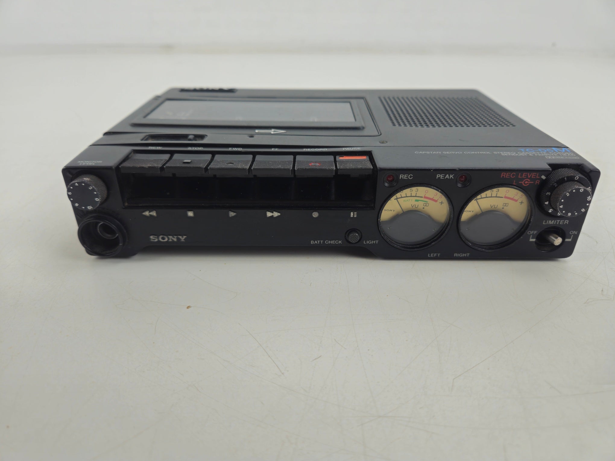 Sony - TC-D5M - Portable Stereo (Pro-audio) Tape Recorder - Serviced (New Belts)