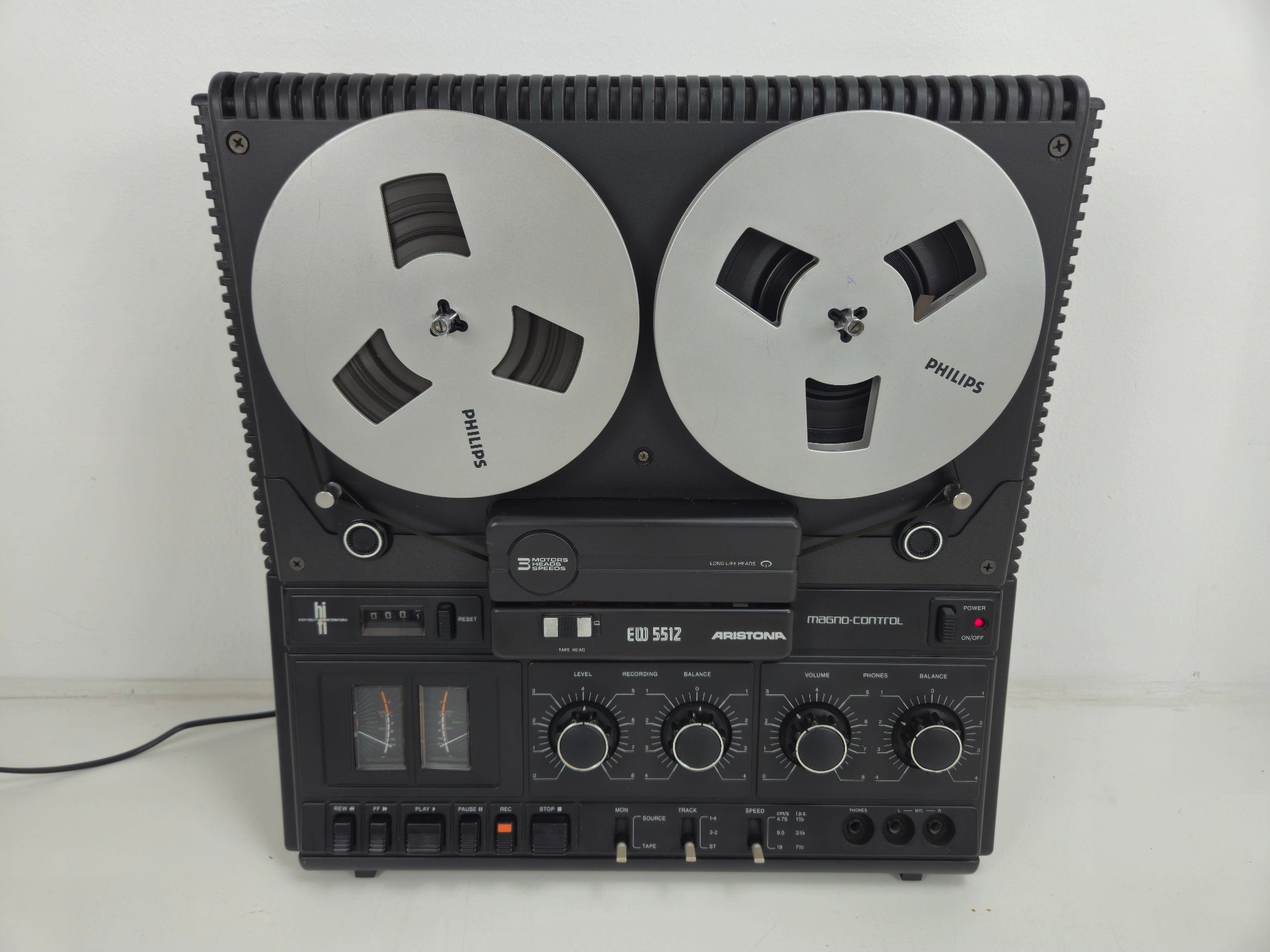 Aristona - EW 5512 - Stereo Tape Deck - Fully Serviced - With Dust Cover