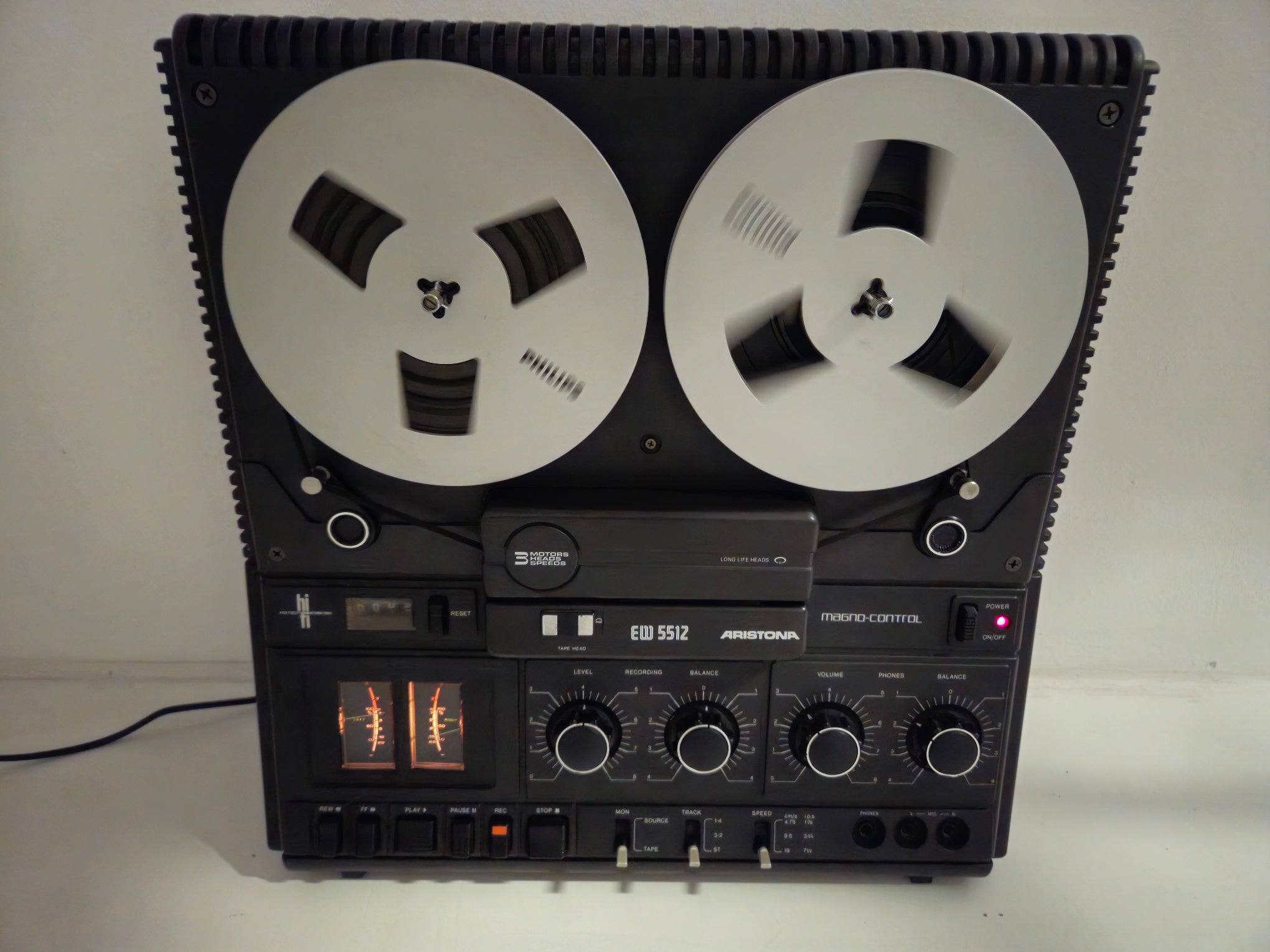Aristona - EW 5512 - Stereo Tape Deck - Fully Serviced - With Dust Cover