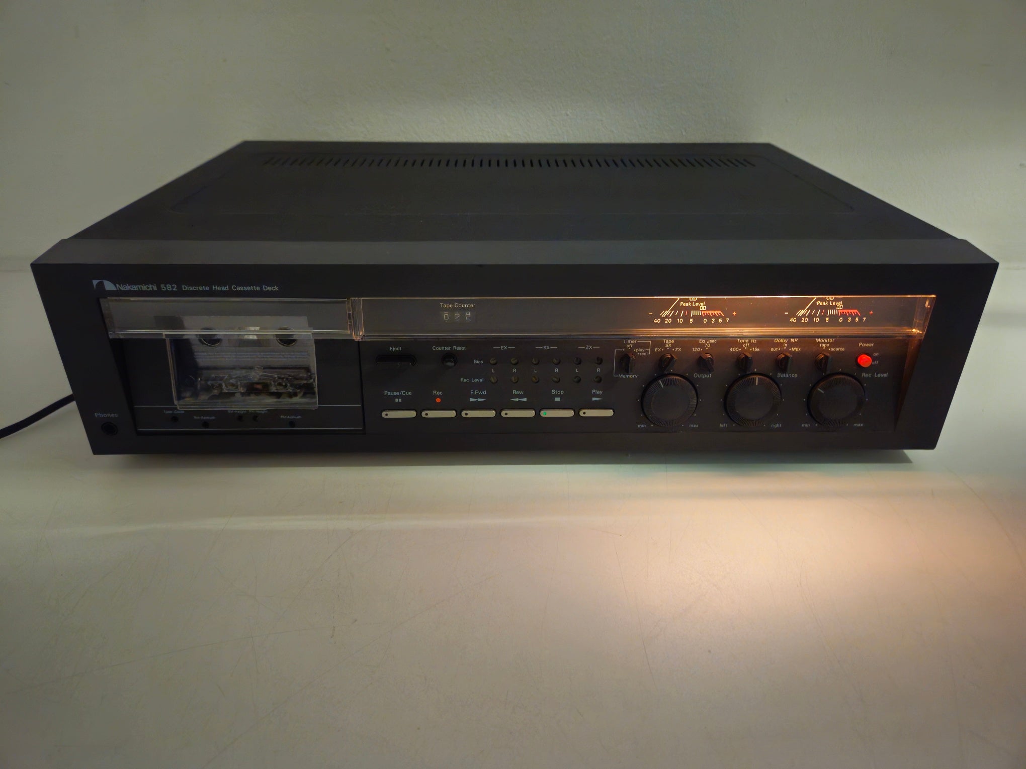 Nakamichi - 582 - 3-Head Stereo Cassette Deck - Serviced (Recapped)