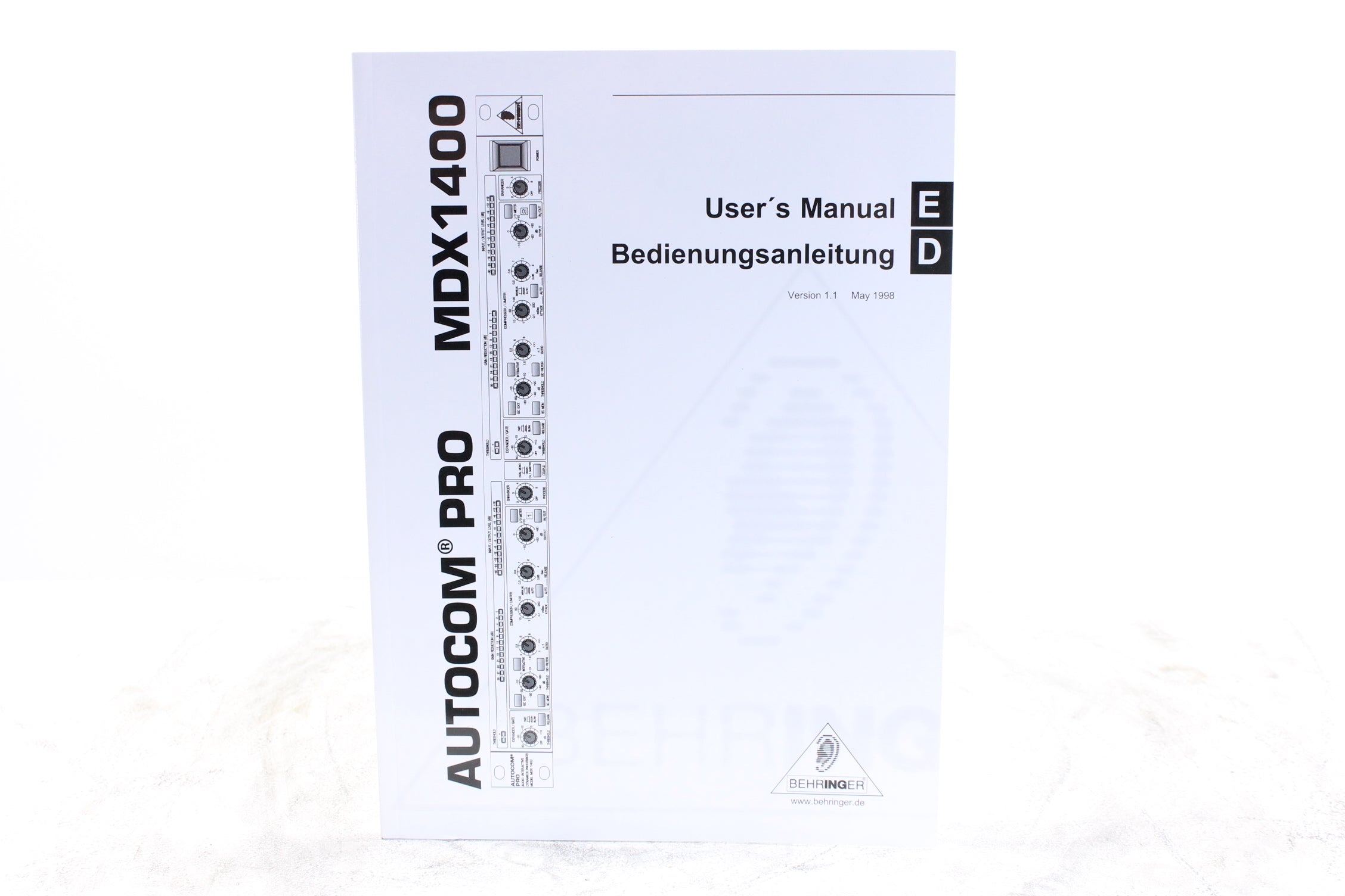 Behringer Autocom Pro MDX1400 User's Manual