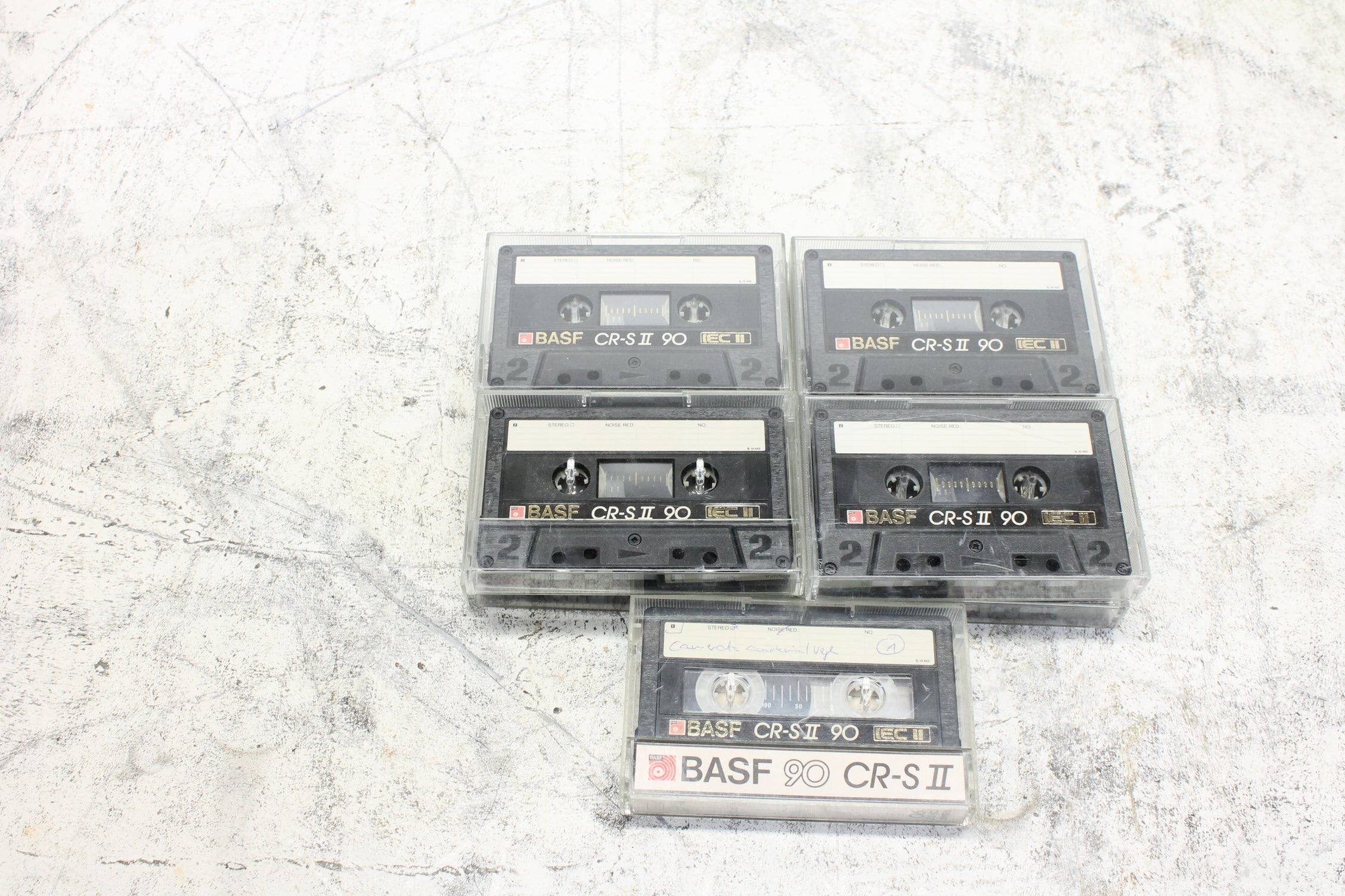 BASF Cassette CR-S II 90m IEC II USED (9 cassettes)