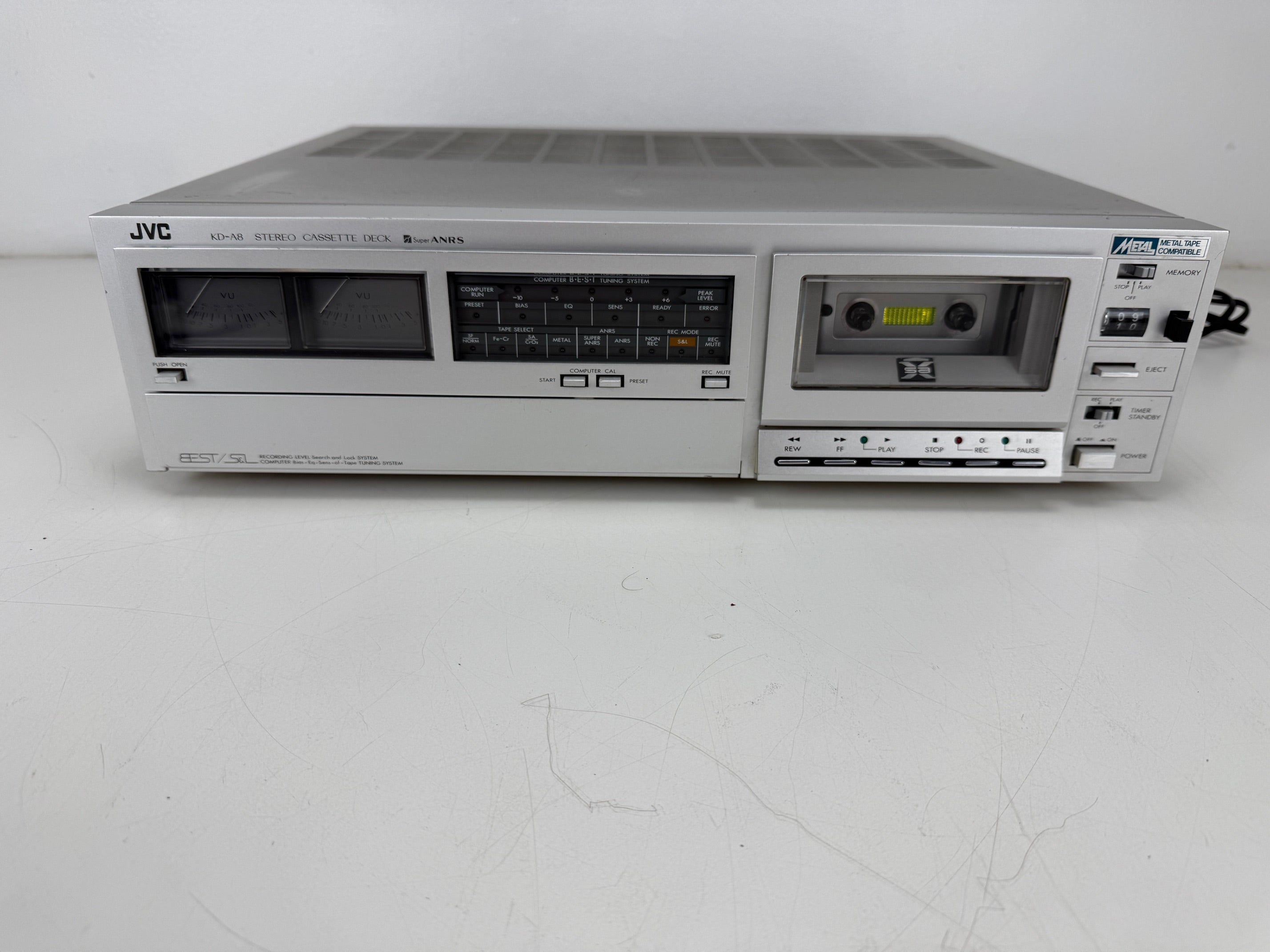 JVC KD-A8 Stereo Cassette Deck 110V!