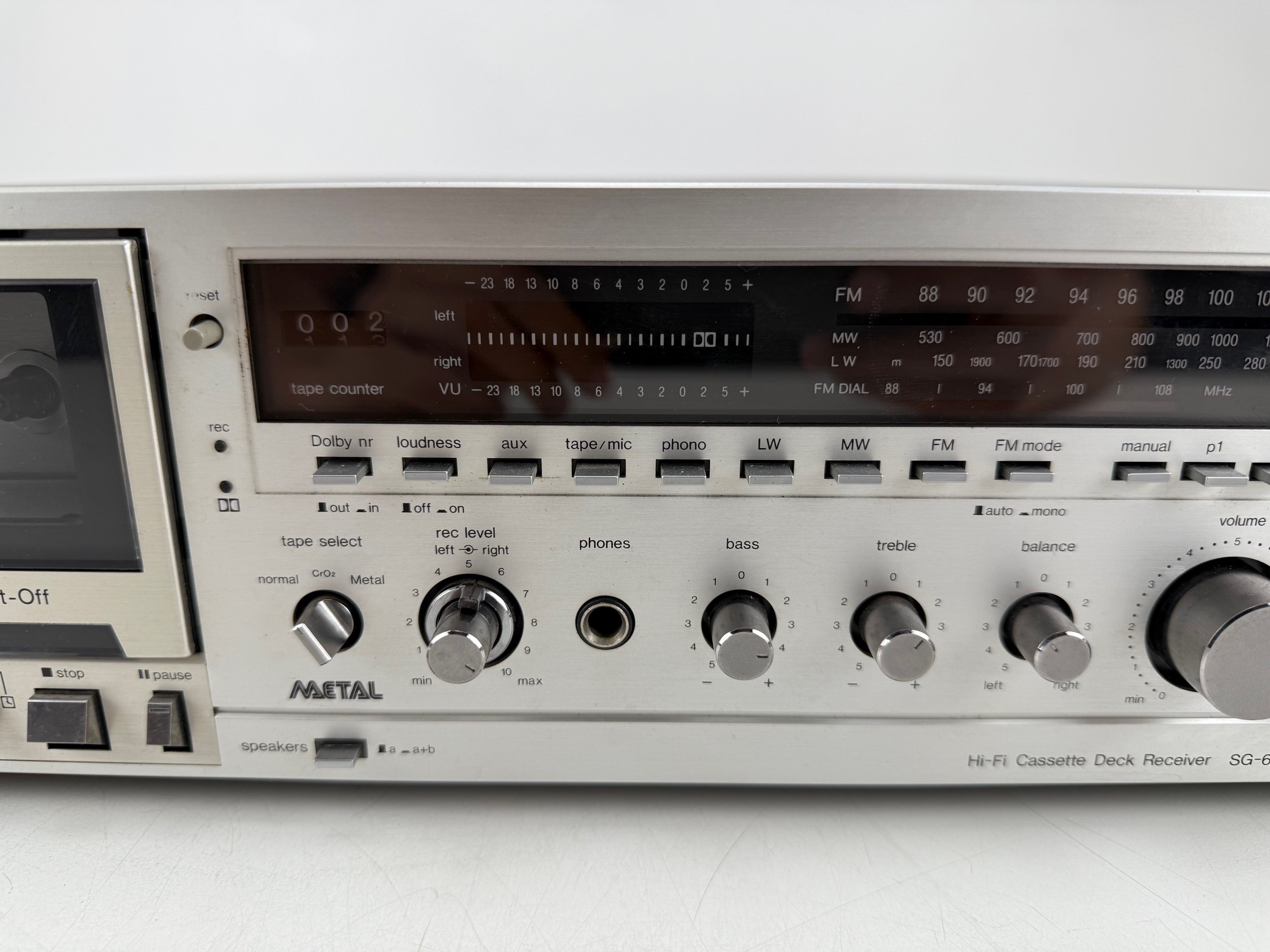 Panasonic SG-60 HI-FI cassettedeck/receiver