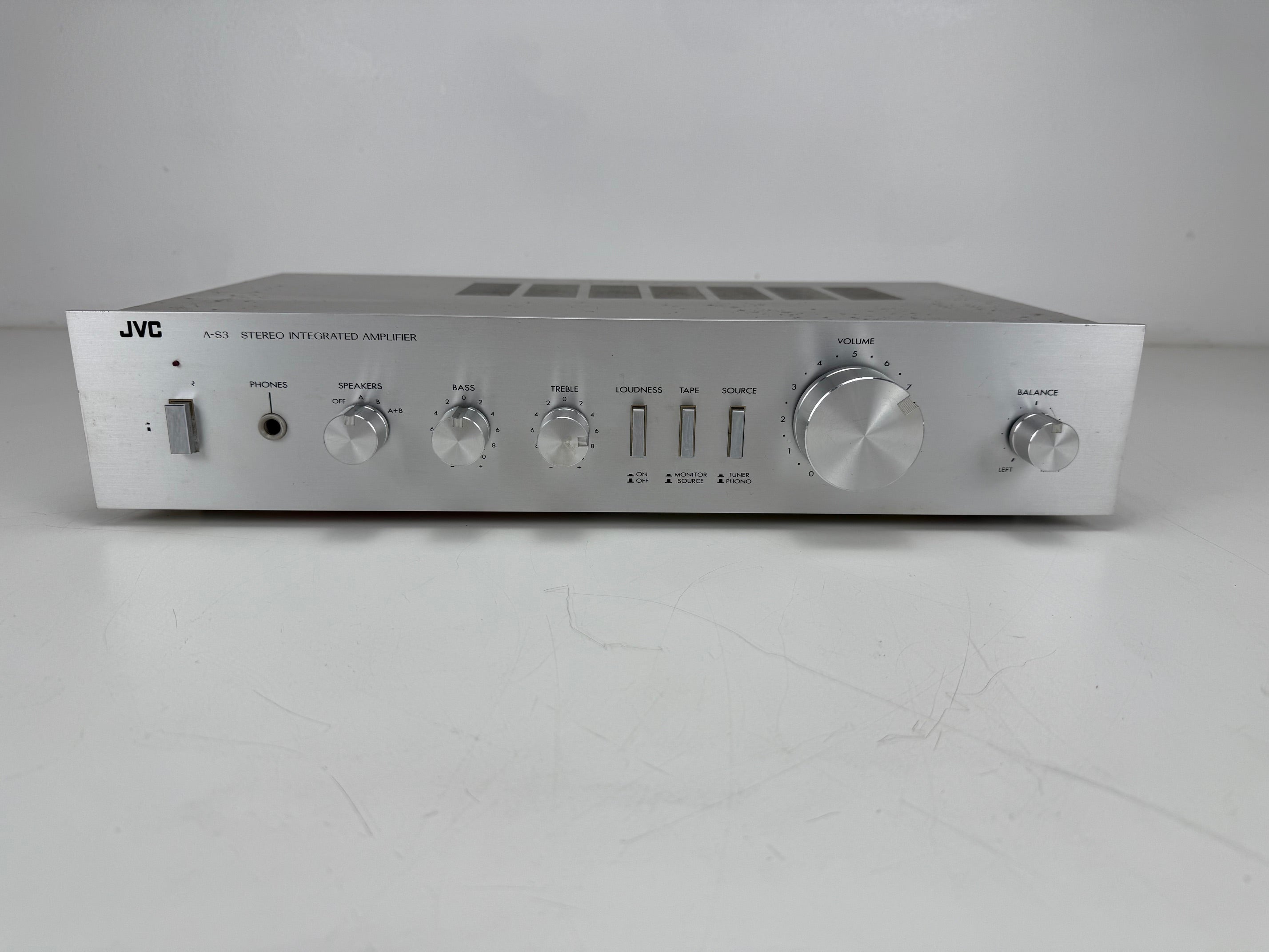 JVC A-S3 Stereo Integrated Amplifier - 22w into 8 Ohm- Checked and cleaned