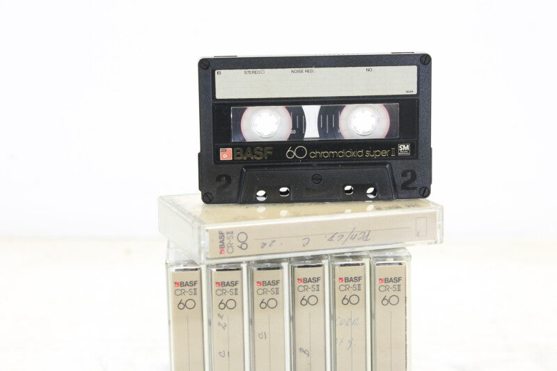 BASF Chromdioxid 60m Super II USED (17 cassettes)
