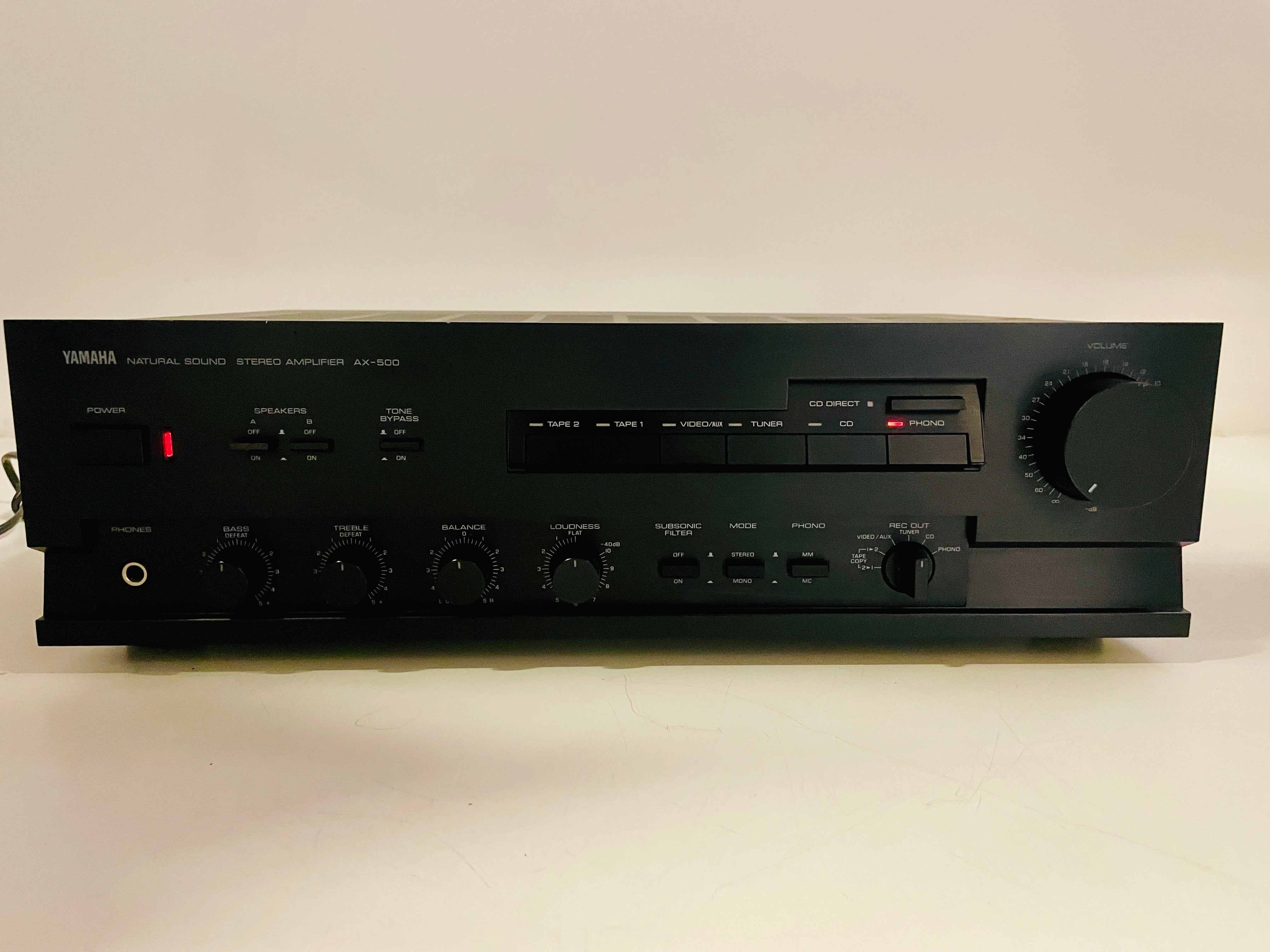 Yamaha AX-500 Stereo Amplifier - Serviced/Recapped