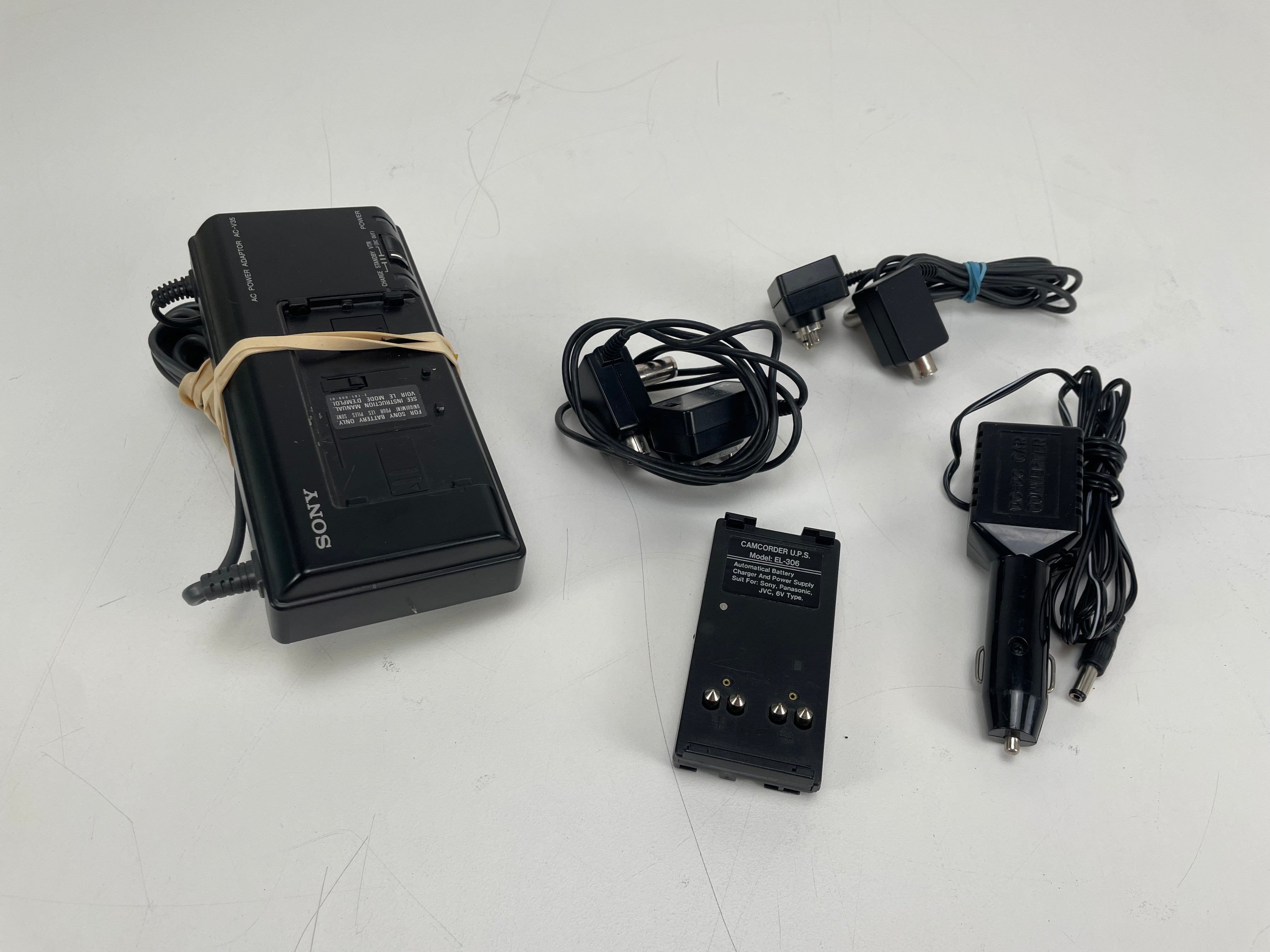 Sony CCD-F455E Video8 Camcorder – Vintage Handycam – With Manual/Chargers/Bag