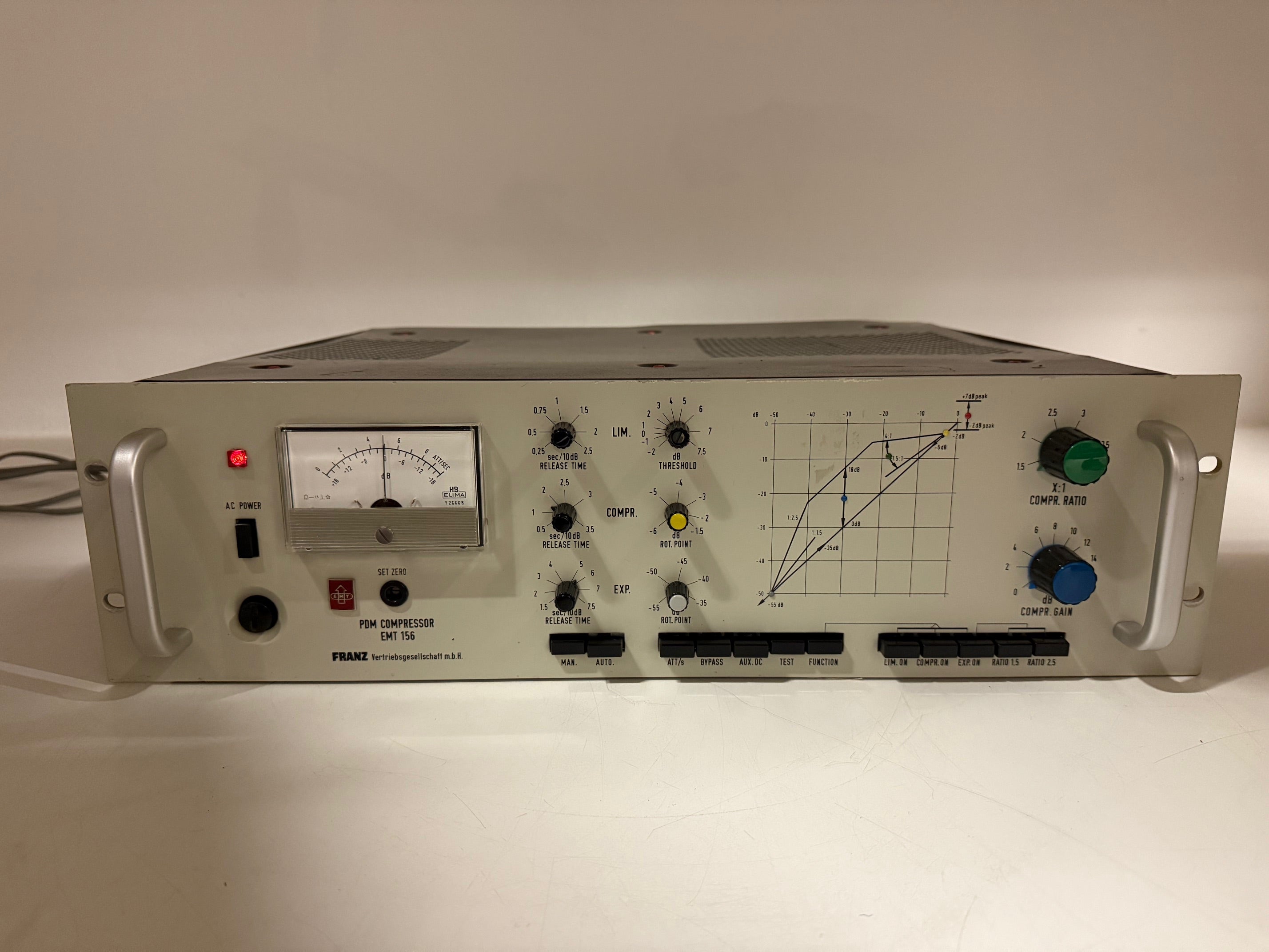 EMT PDM stereo compressor EMT 156 met handleidingen - Volledig nagekeken