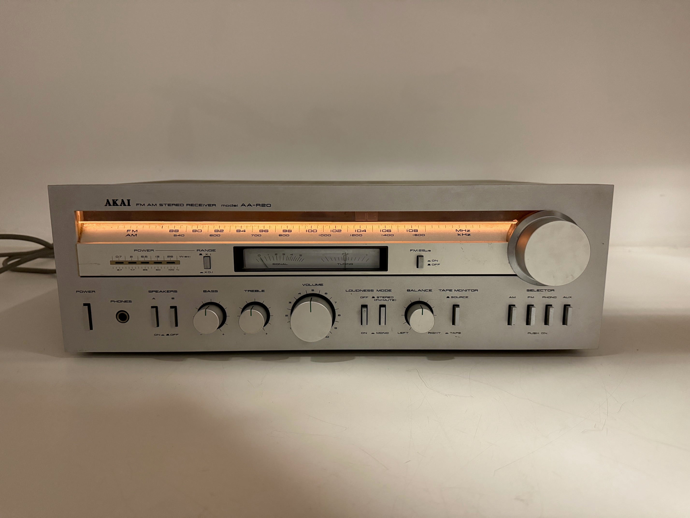 Akai AA-R20 stereo-ontvanger - Onderhoud uitgevoerd