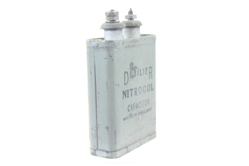 Dubilier Nitrogol Capacitor 109 B47 1 MFD ± 20% 500 DC WKG 85°C
