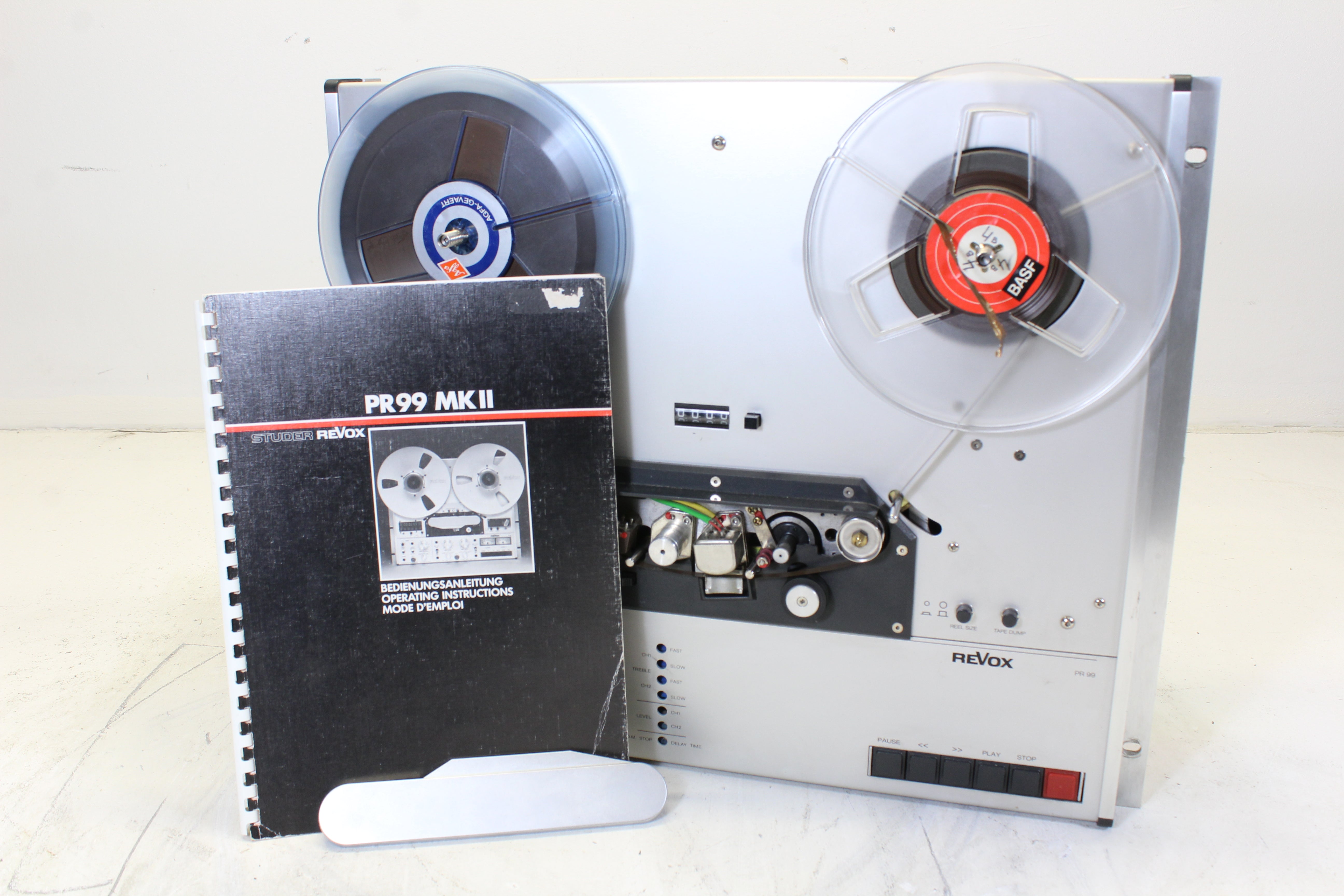 Studer Revox PR99 speler (alleen de speler) met handleiding - Stereo