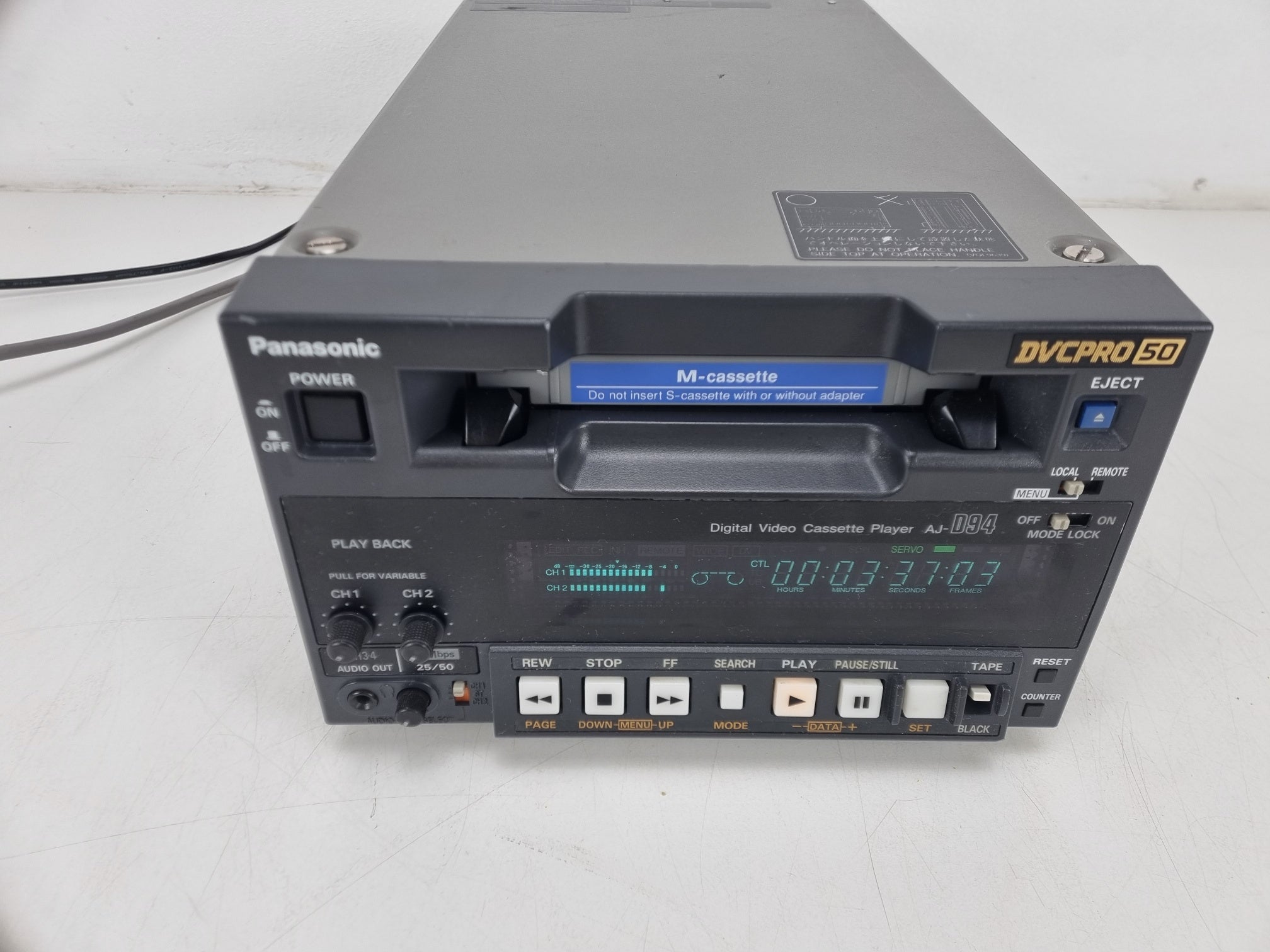 Panasonic AJ-D94 DVCPRO 50 Office Viewer - Completely serviced (No.1)