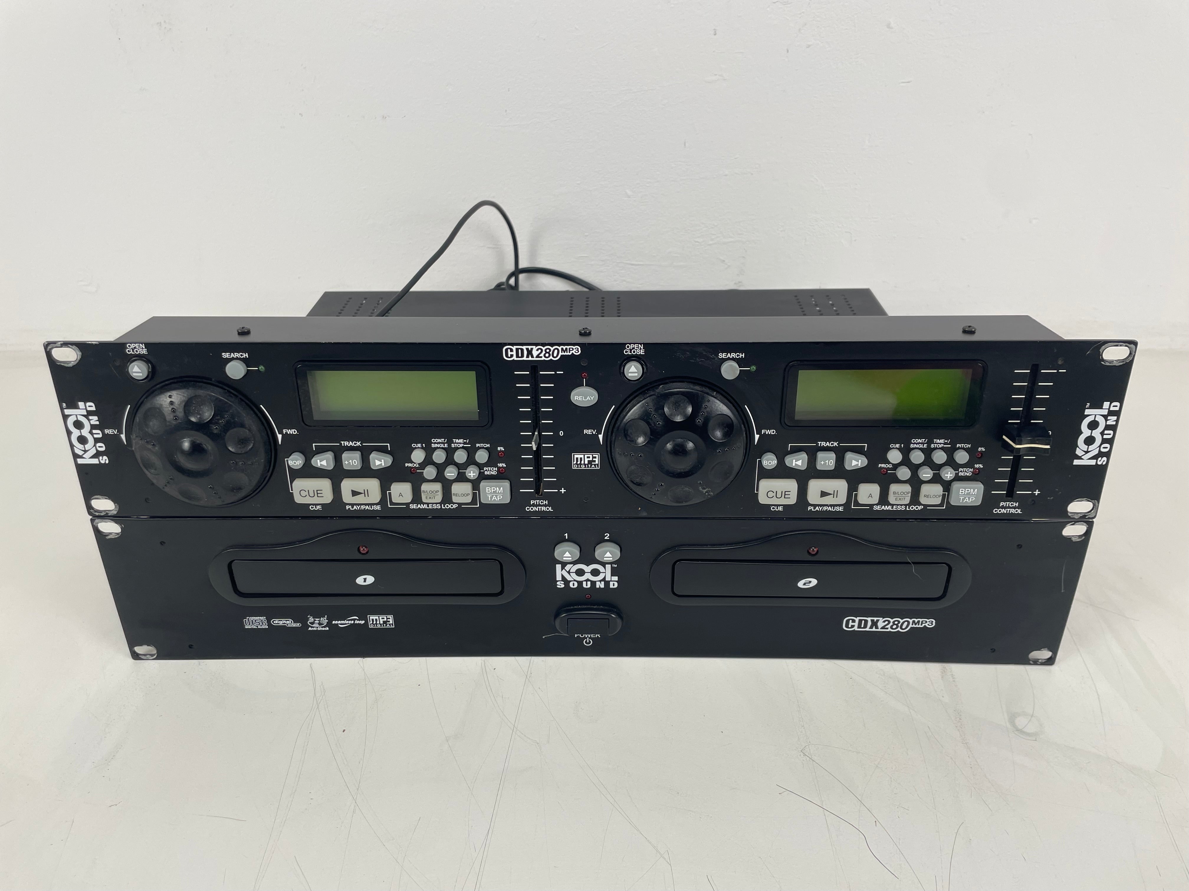 Kool Sound - CDX280mp3 - DJ Mixer - Rack-mount