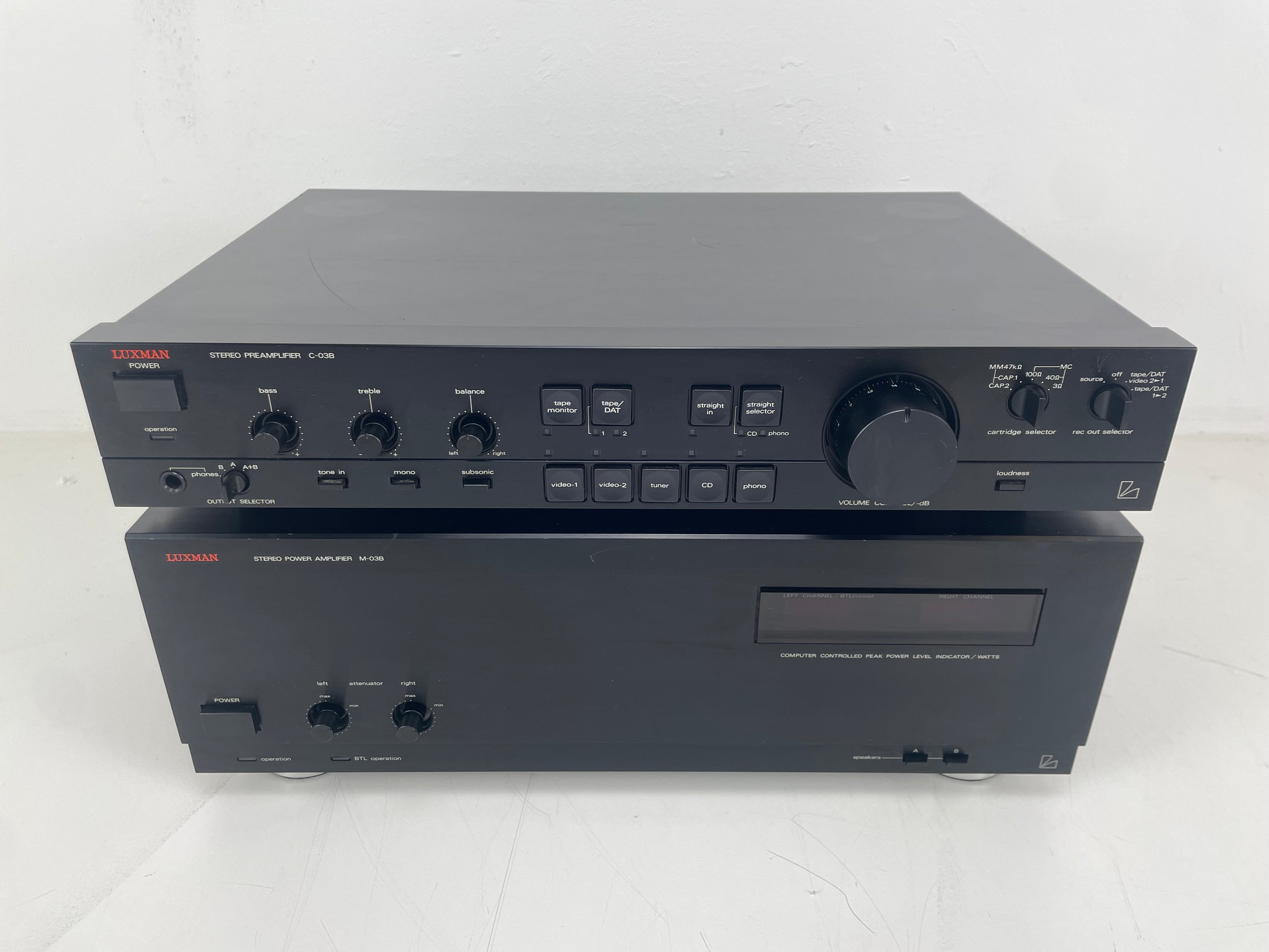 Luxman - M-03B & C-03B - Pre/Power-amp Set