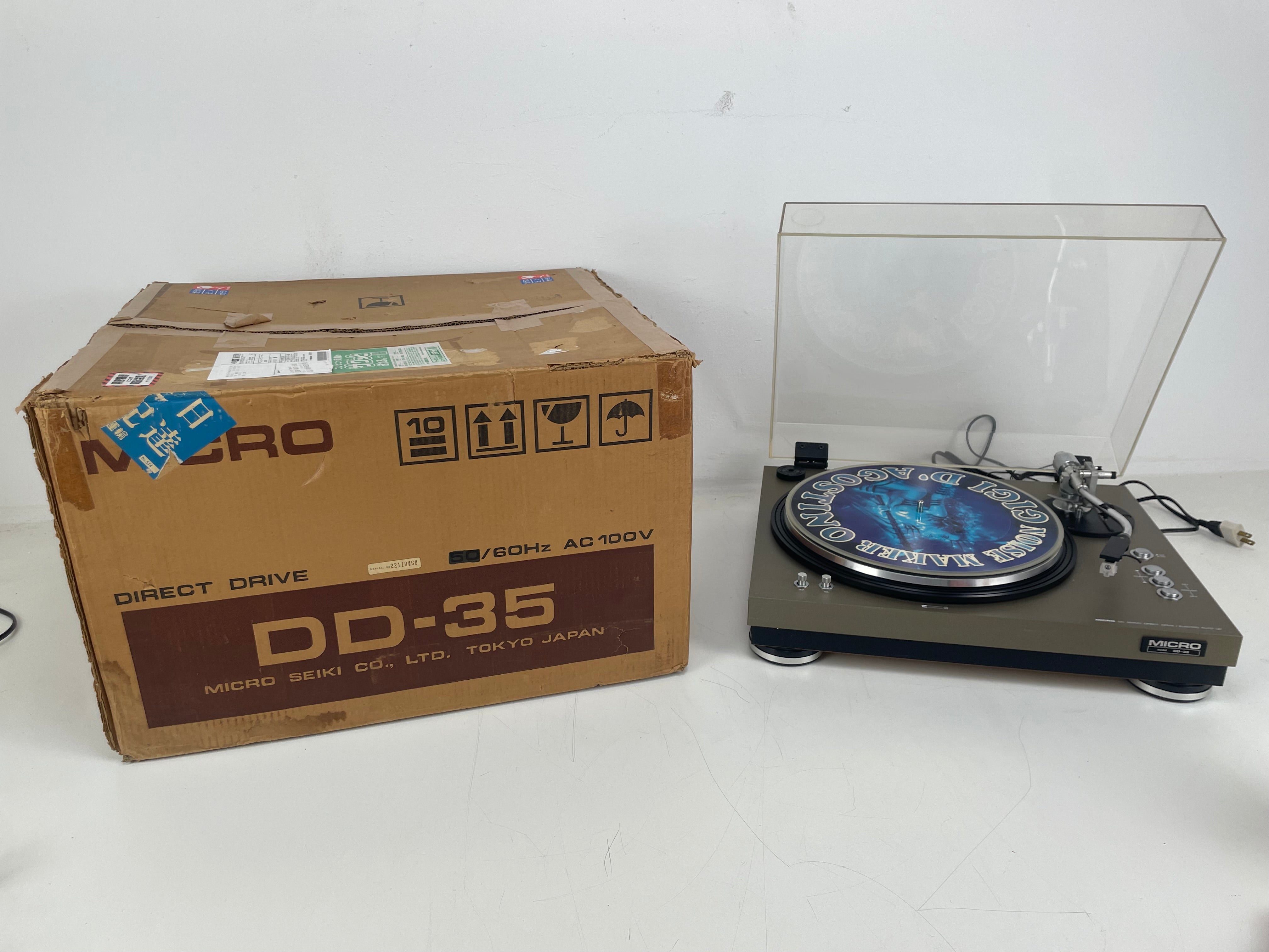 Micro Seiki - DD-35 - Turntable 110V! - Imported from Japan - Original Box & Manual
