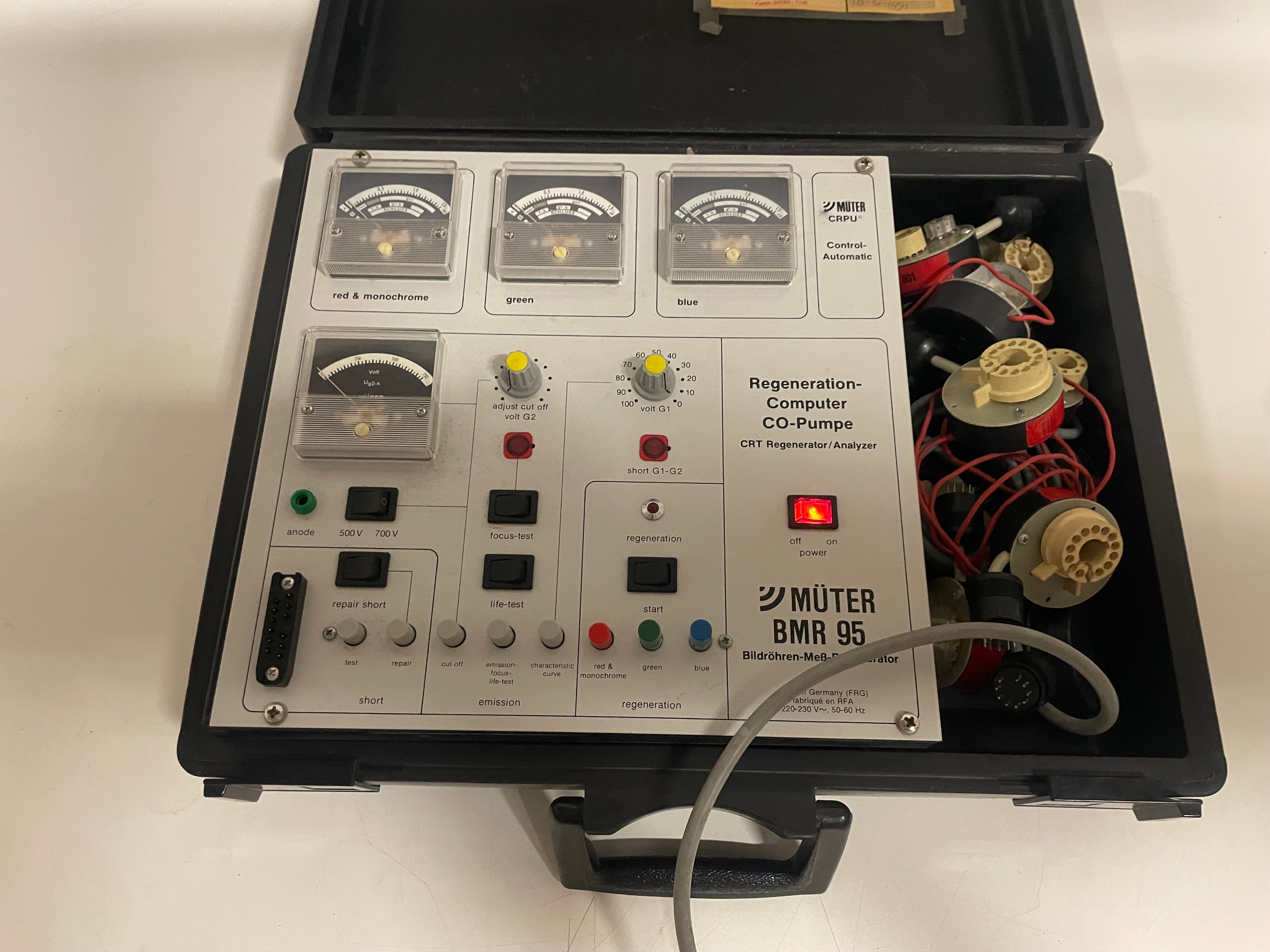 Müter - BMR 95 - CRT Tester - Inc. Accesoires/Case - As Is