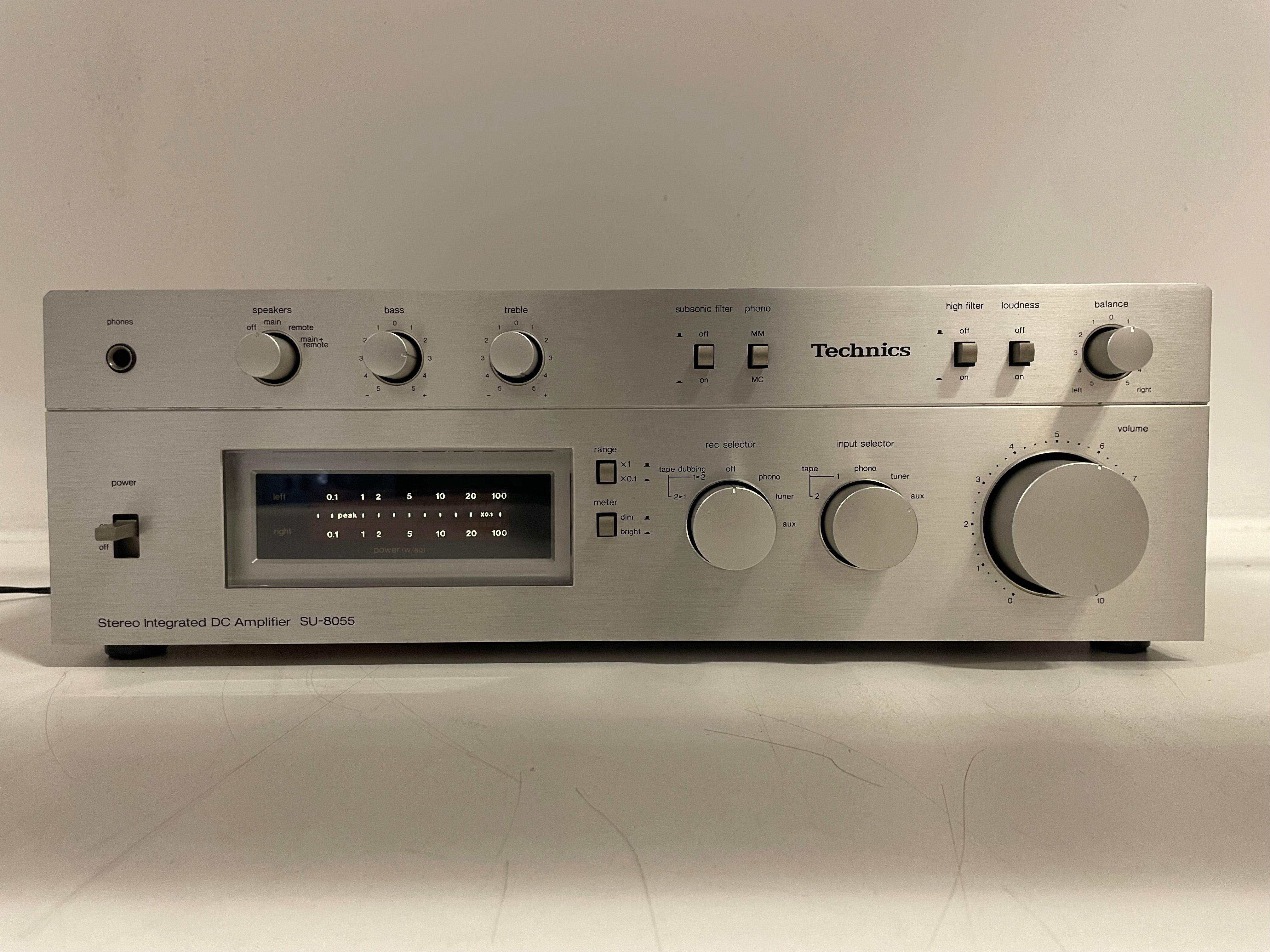Technics - SU-8055 - Stereo Integrated Amplifier - 120V - Fully Serviced