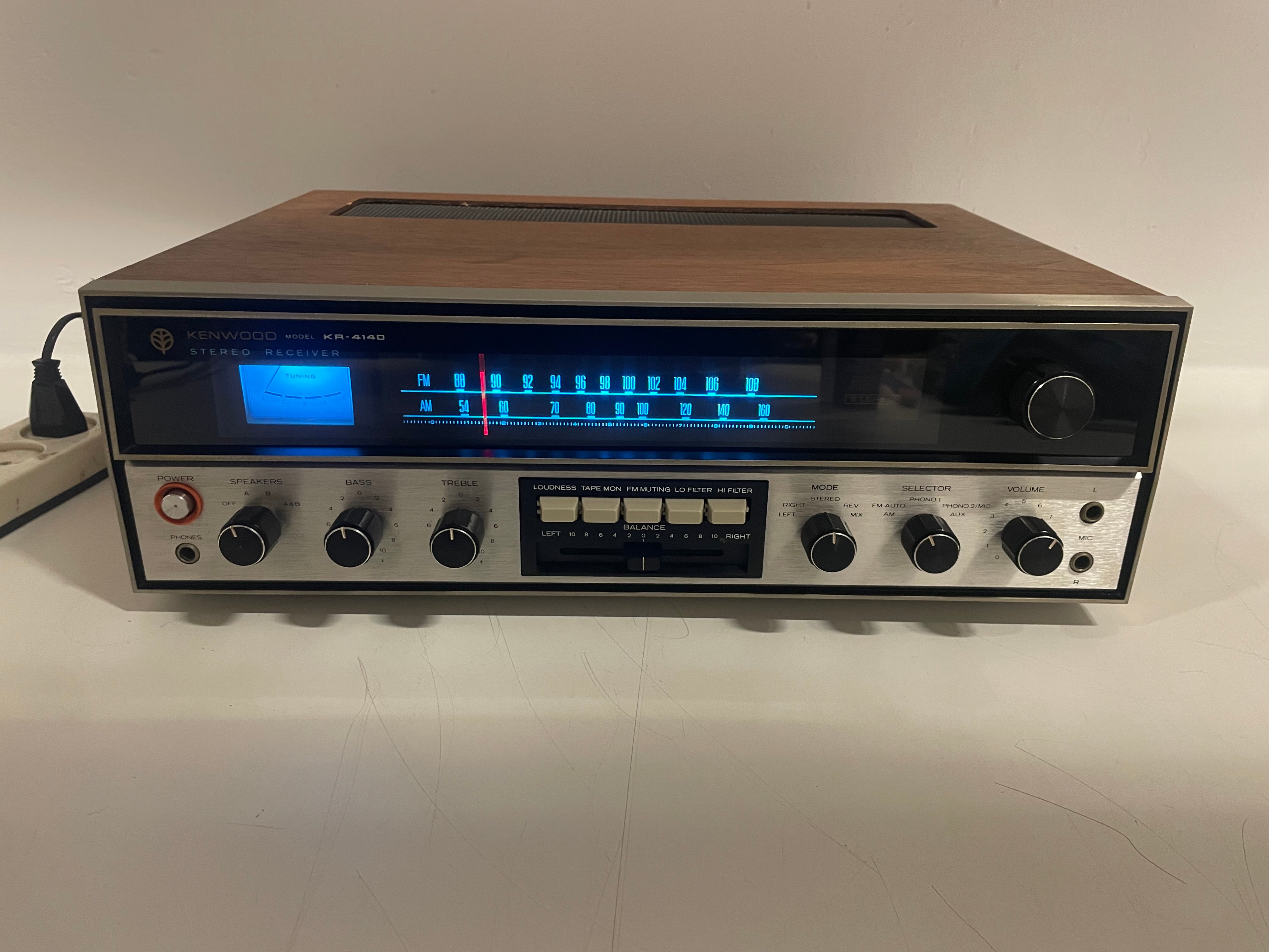 Kenwood - KR4140 - Stereo Receiver - Serviced (LED Installed/Recapped)