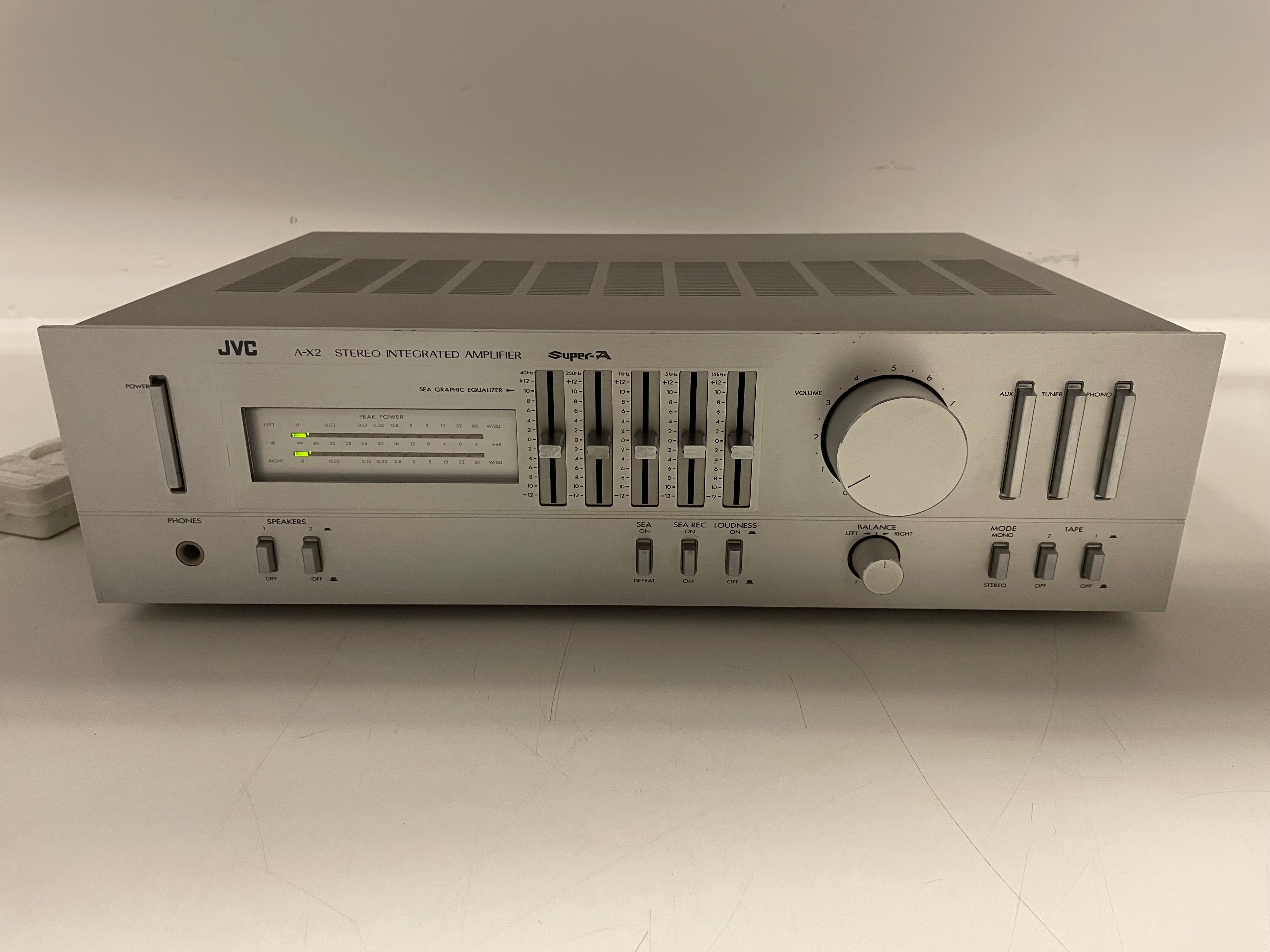 JVC - A-X2 - Stereo Integrated Amplifier - Super-A - Serviced (Caps Replaced/Repaired)