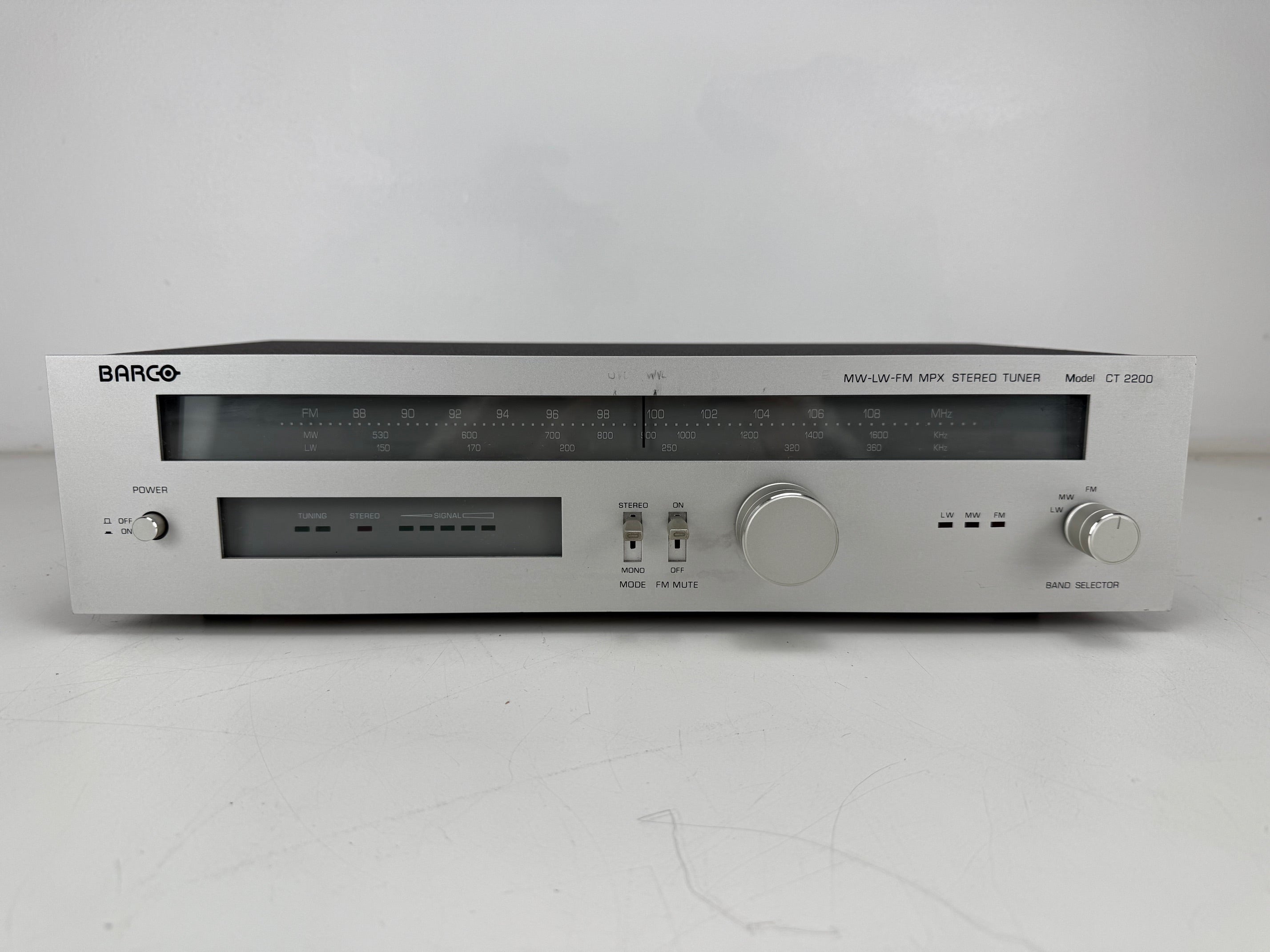 Barco CT-2200 MW LW FM MPX stereo tuner