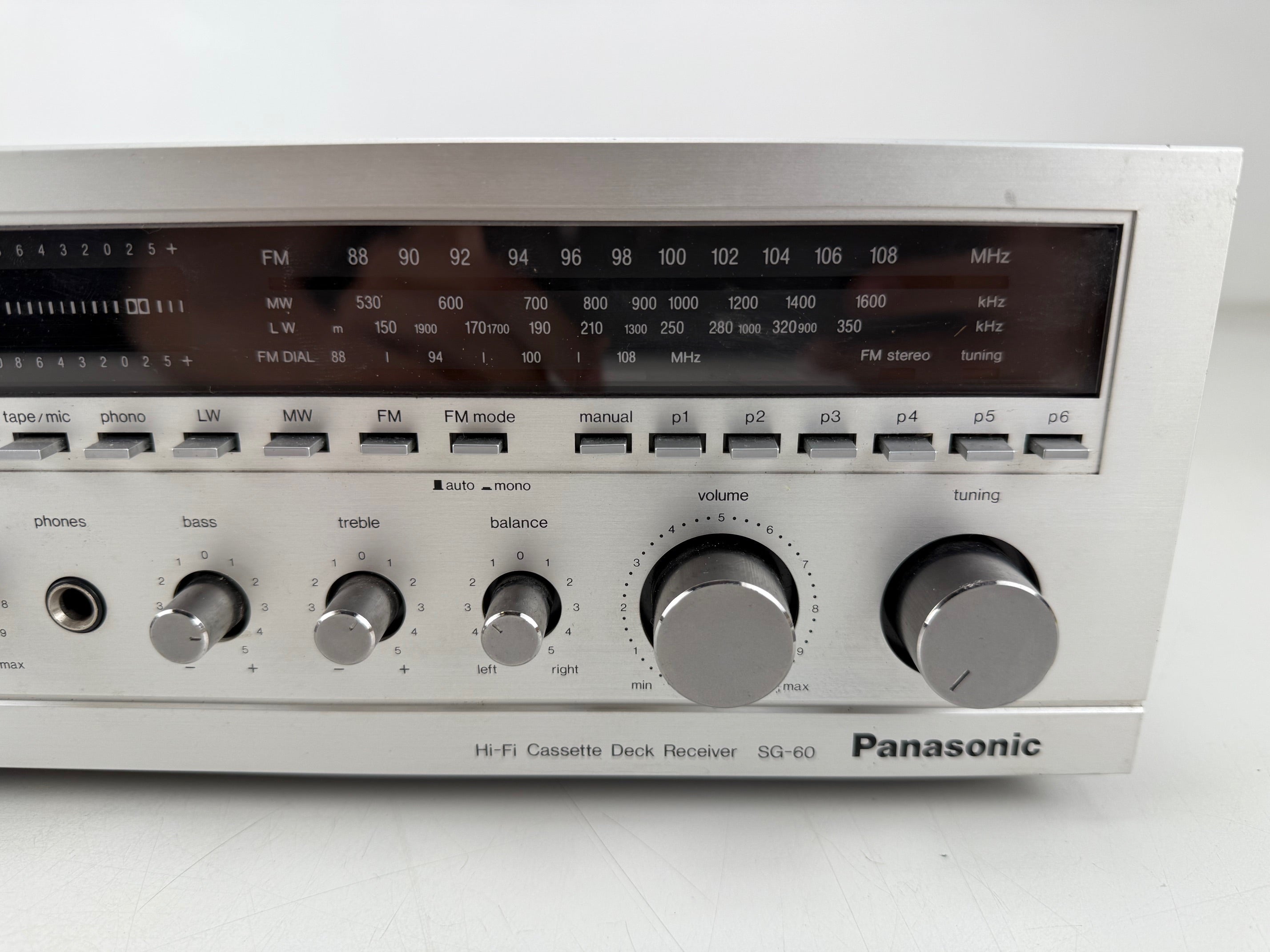 Panasonic SG-60 HI-FI cassettedeck/receiver