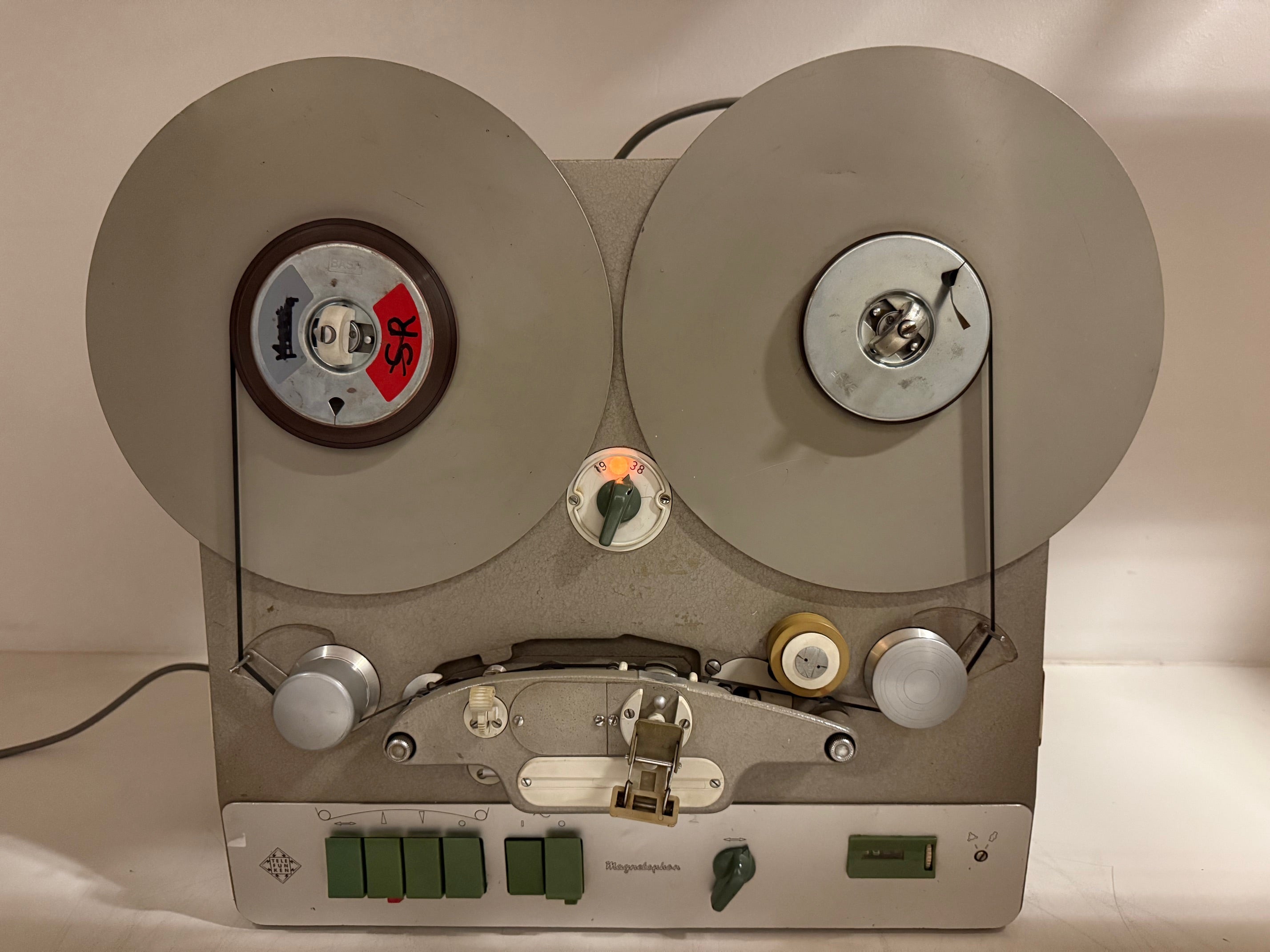 Telefunken M5C stereo bandrecorder met V396/397 voorversterkers - gereviseerd/gekalibreerd