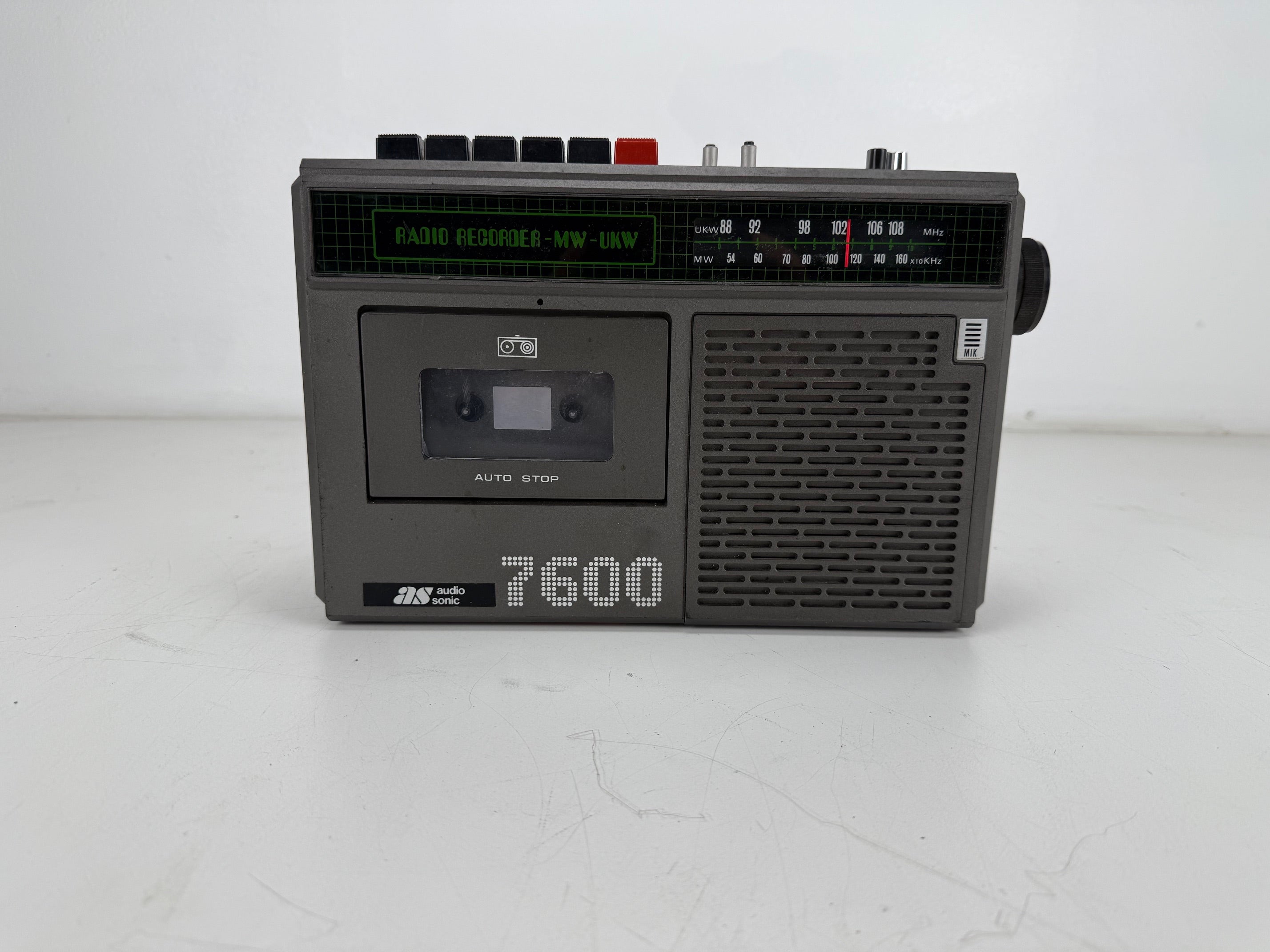 Unknown Audio Sonic TB - 7600 Radio Recorder MW/UKW